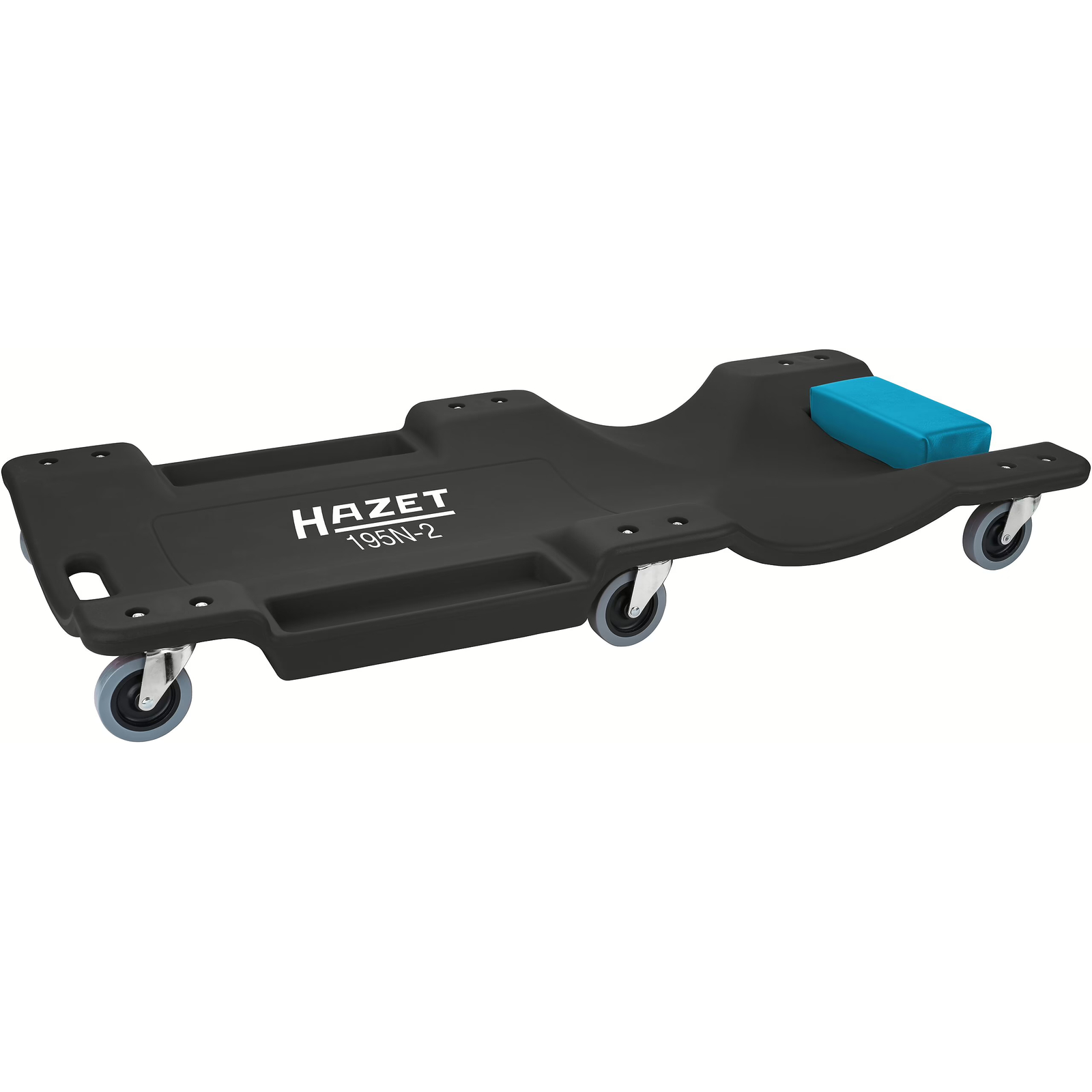 Chariot de visite bas 1030 x 480 x 115 mm capacité 150 kg avec appui-tête et rangements HAZET - 195N-2