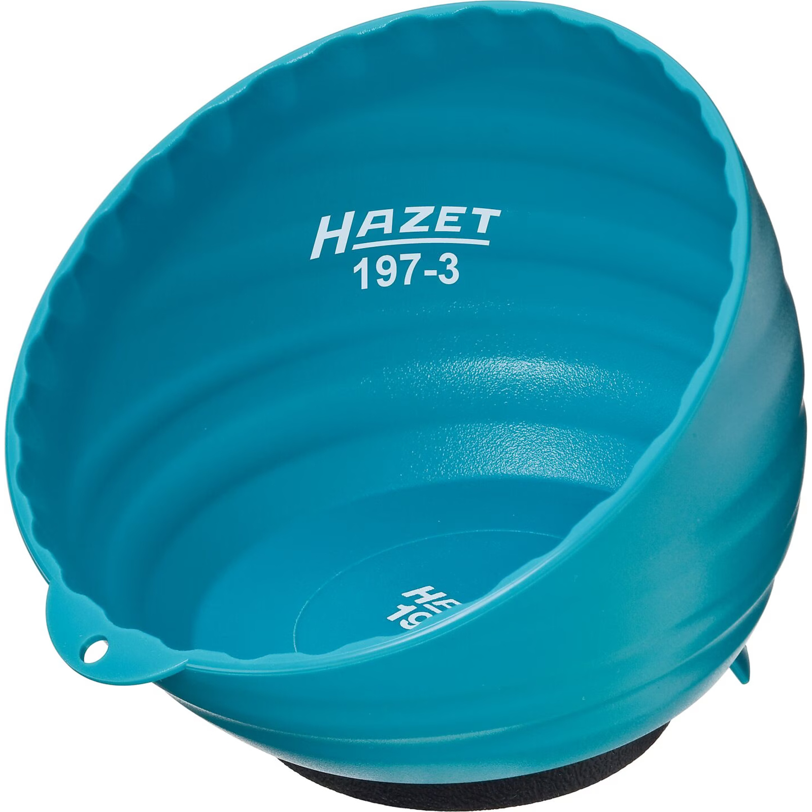 Bol magnétique 150 mm plastique ABS bleu avec aimant caoutchouté 80 mm HAZET - 197-3