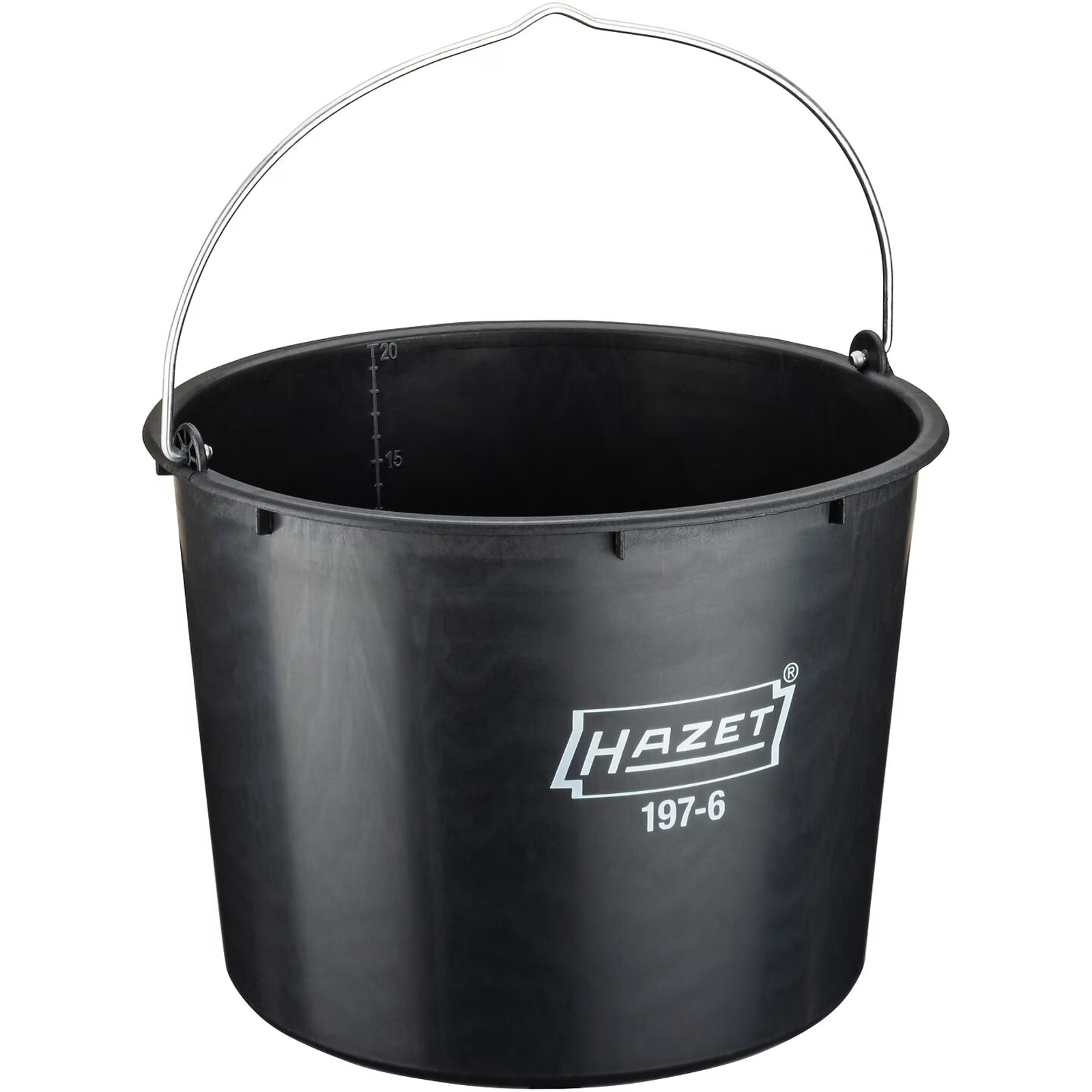 Seau de construction 20 L fond croisé matériaux recyclés HAZET - 197-6