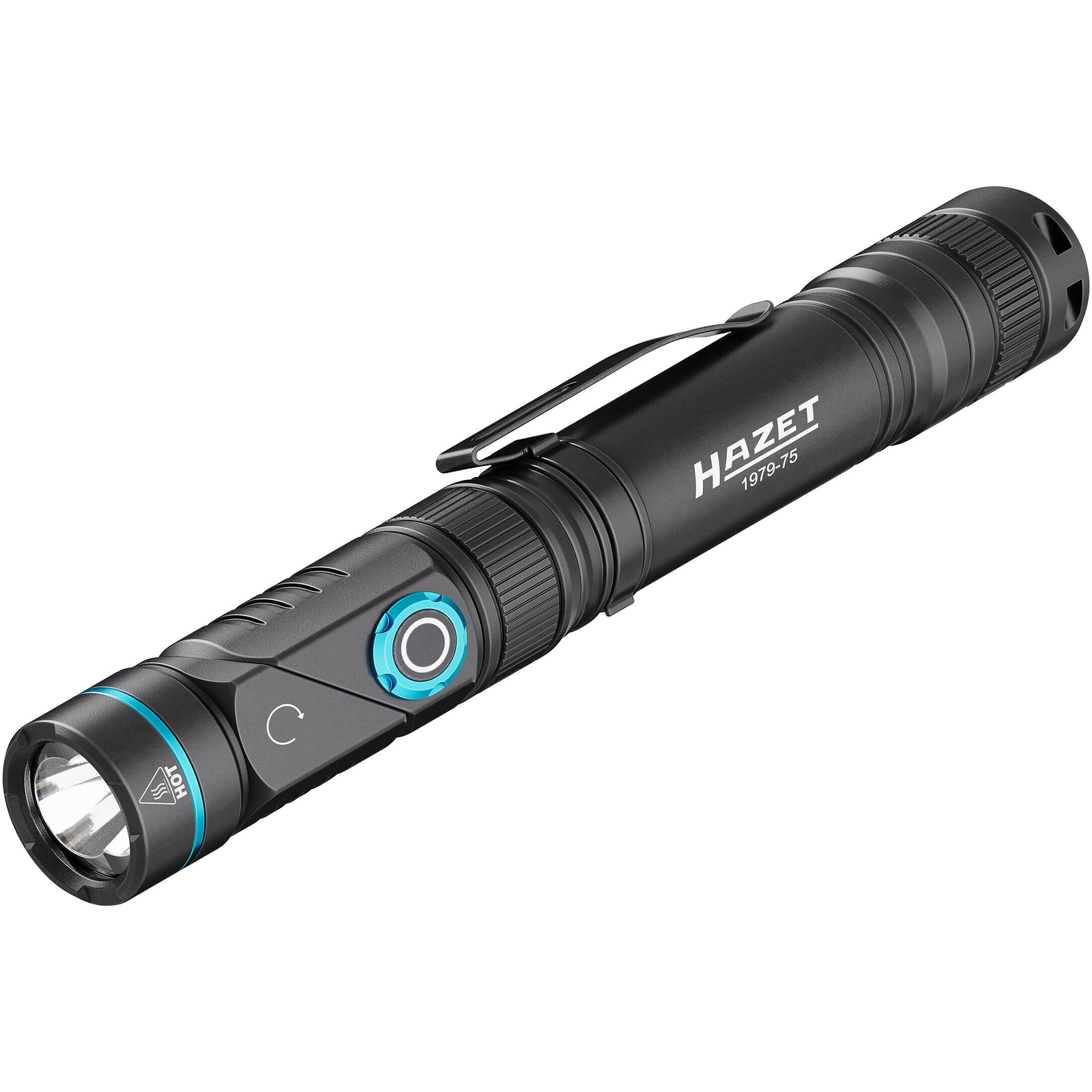 Lampe torche LED UV 800 lumens 146 mm avec batterie rechargeable HAZET - 1979-75