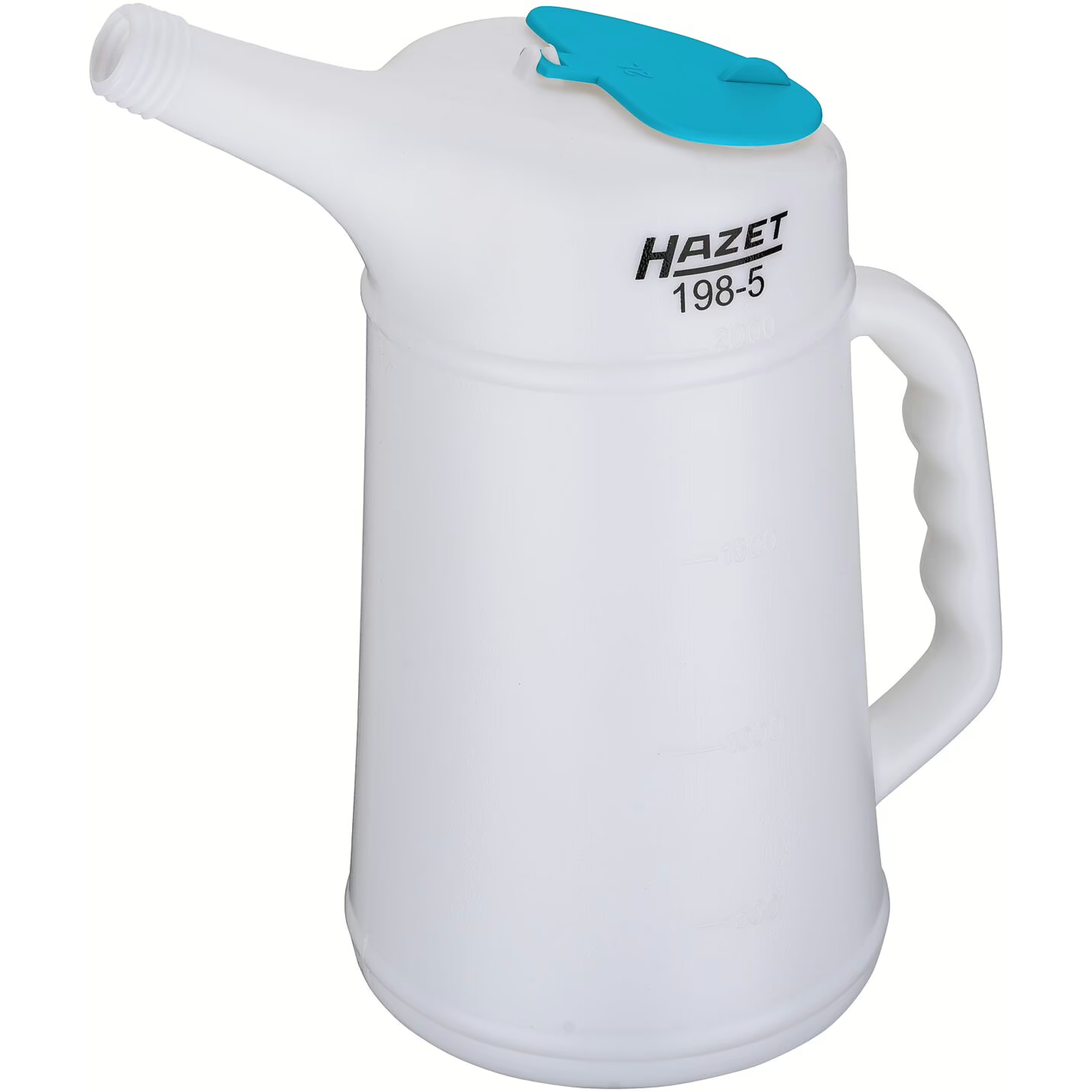 Mesurette liquide frein et batterie 2 L HDPE blanc transparent HAZET - 198-5