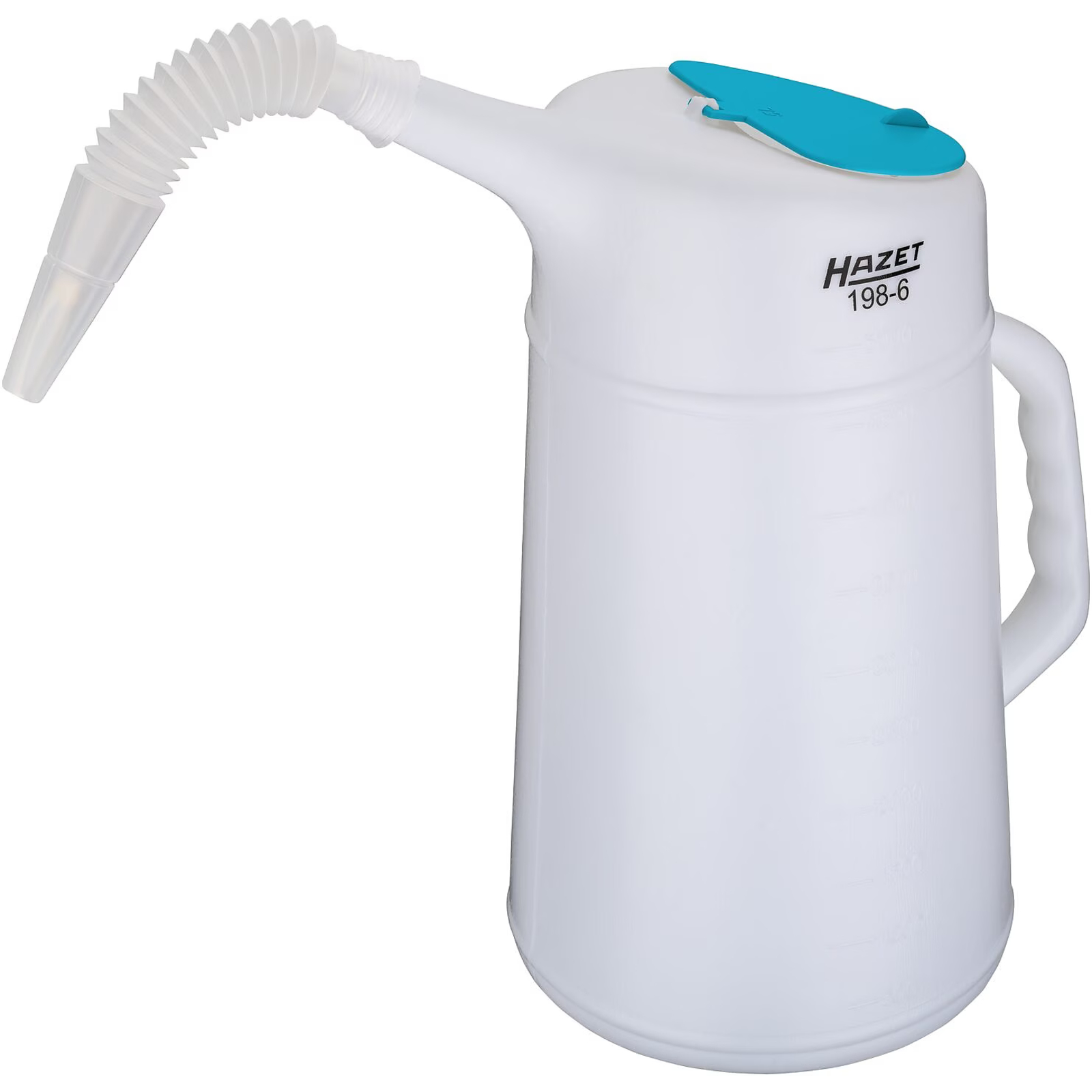 Mesurette 5 l pour liquides non acides avec bec verseur HDPE blanc transparent HAZET - 198-6