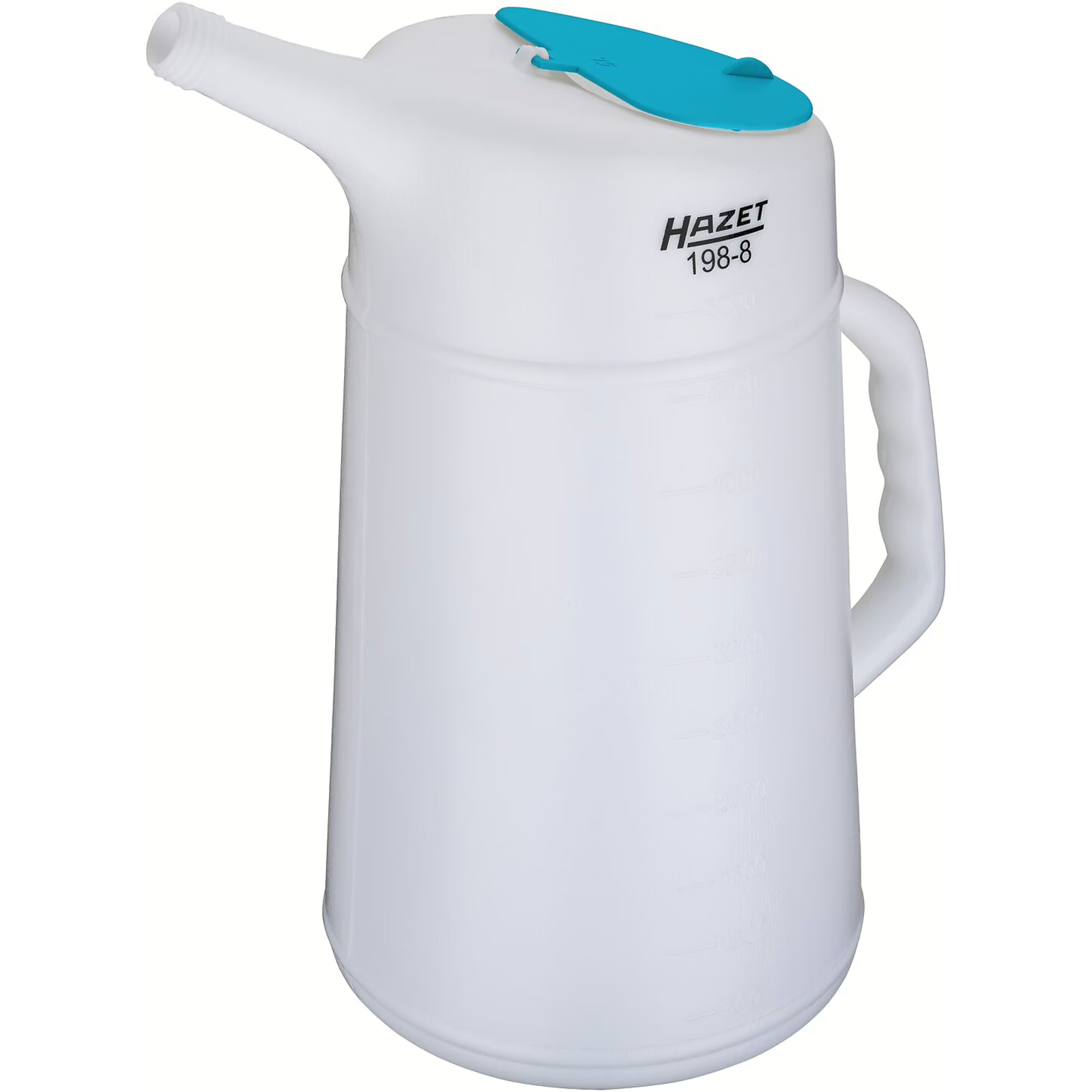 Mesurette 5 l pour liquide de frein et batterie HDPE blanc/transparent HAZET - 198-8
