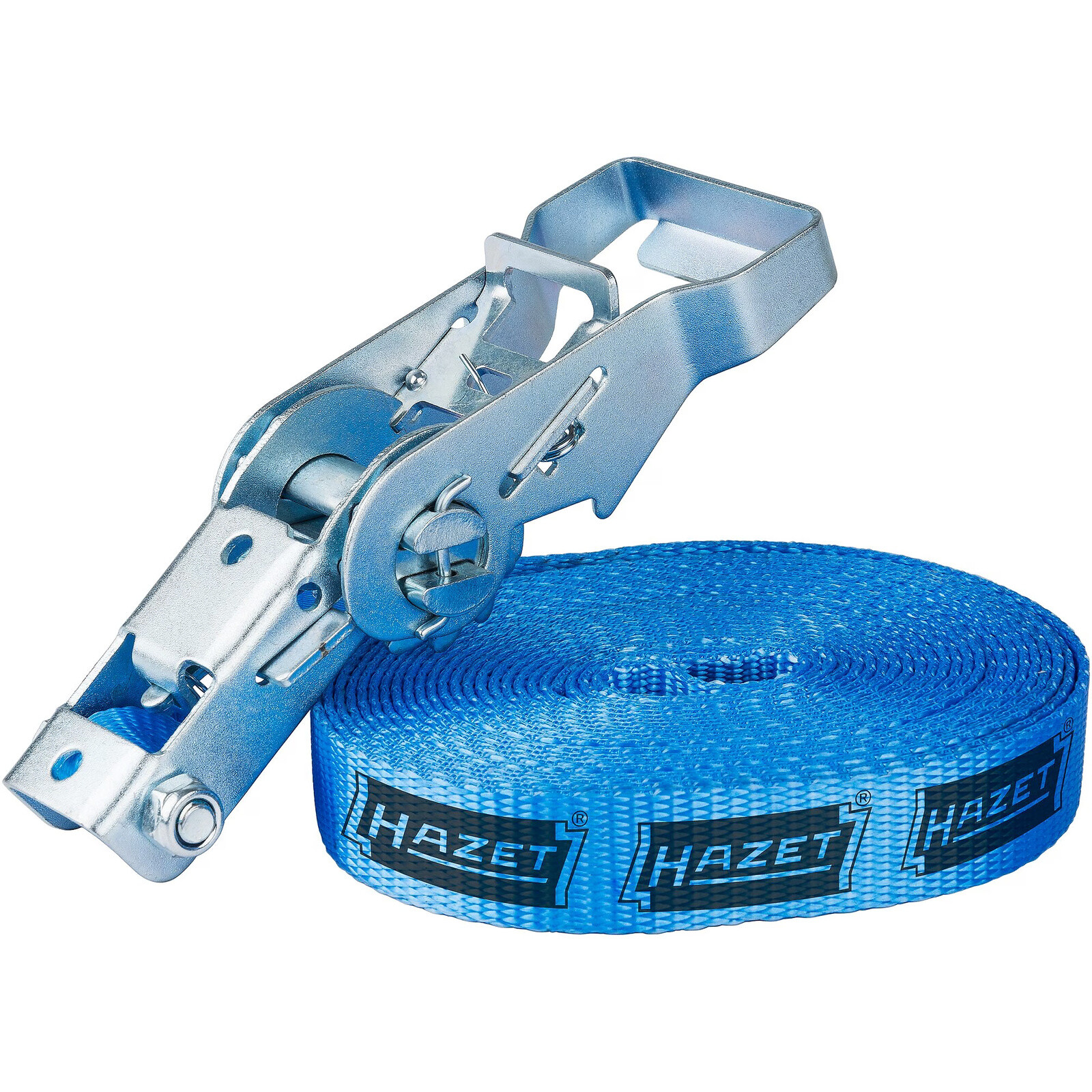 Sangle d'arrimage 6 m 1000 daN avec rochet 200 daN bleu clair HAZET - 1988-6