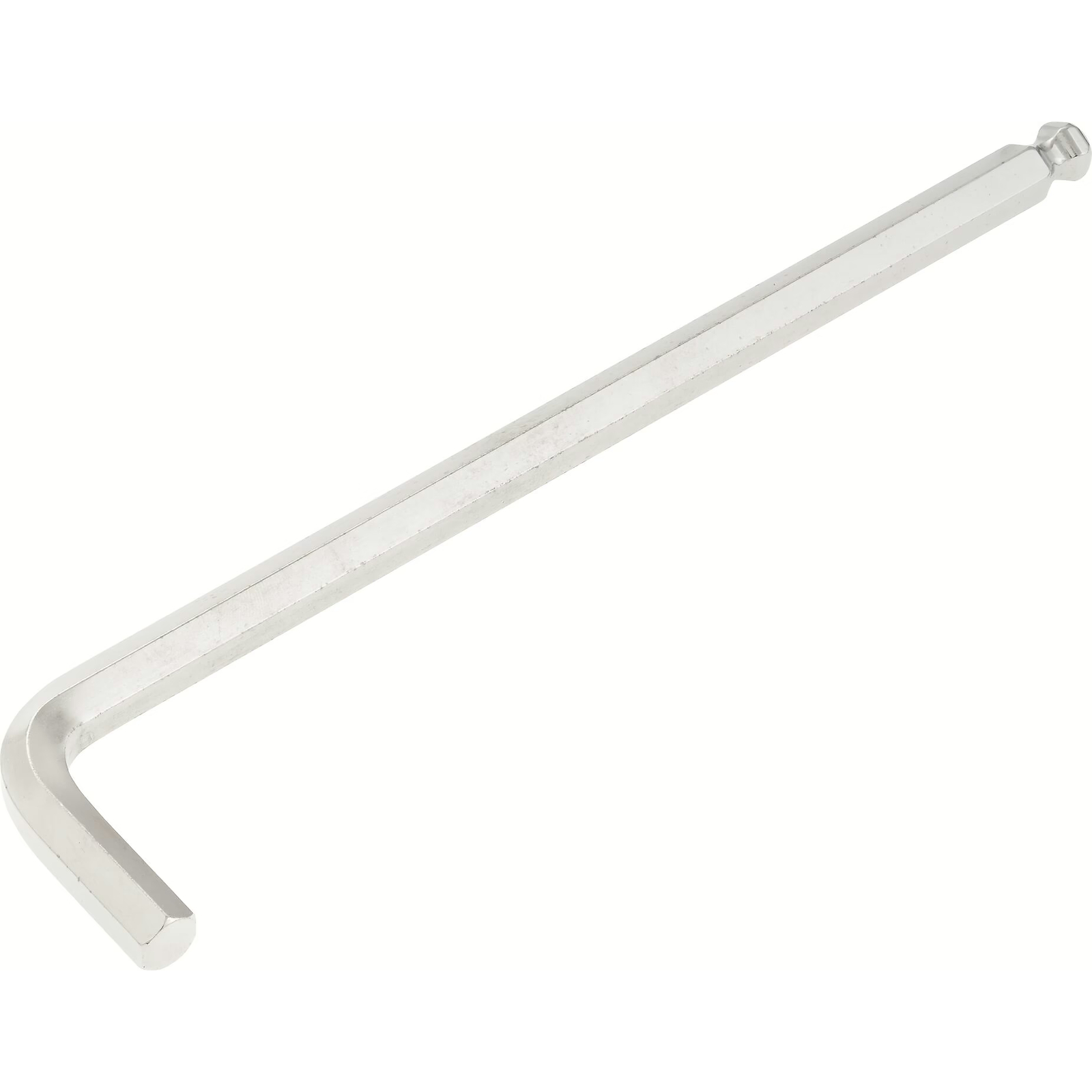 Clé mâle coudée 10 mm tête sphérique extra-longue profil six pans intérieurs HAZET - 2105LG-10