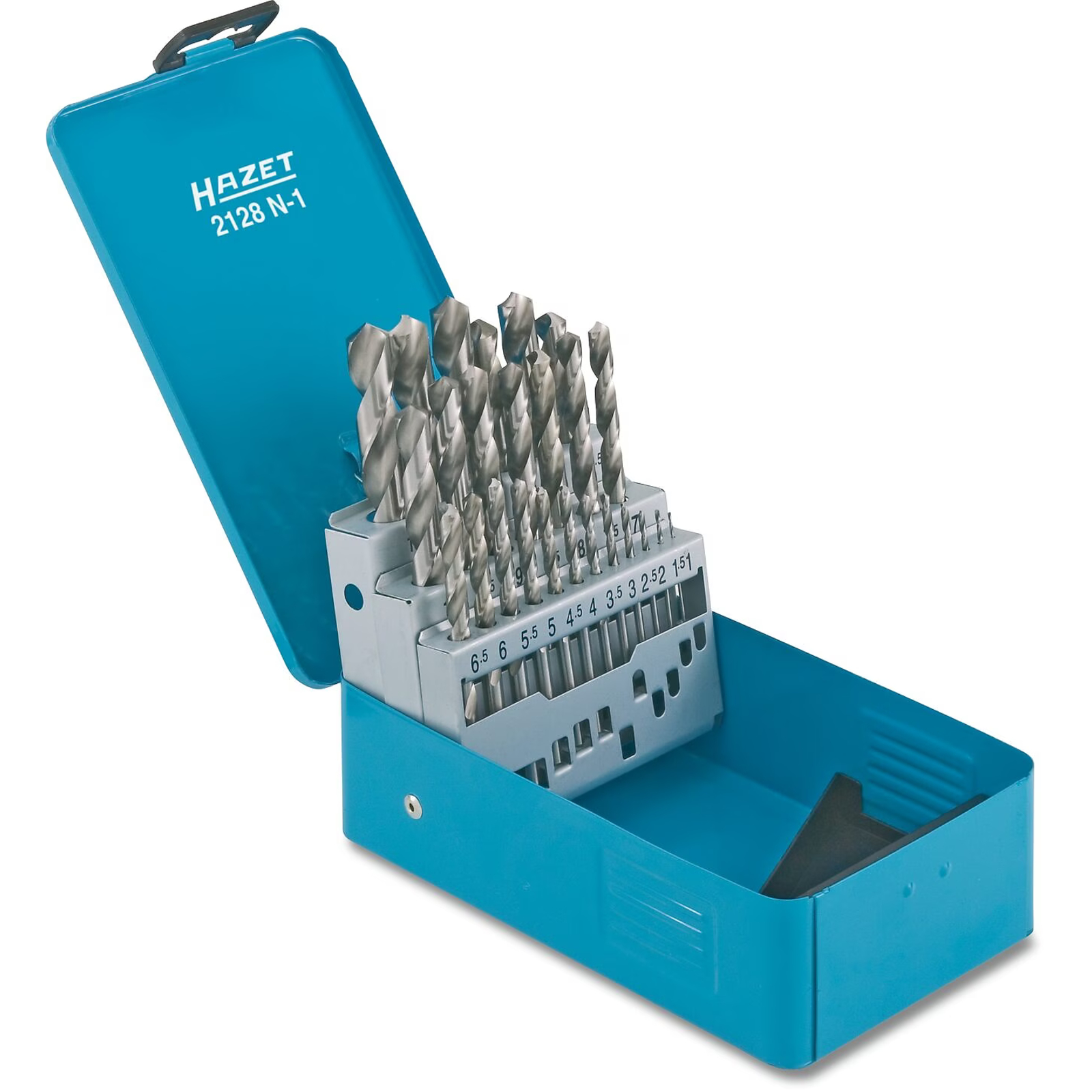 Coffret de forets hélicoïdaux 25 pièces Ø 1–13 mm HSS DIN 338 HAZET - 2128N-1