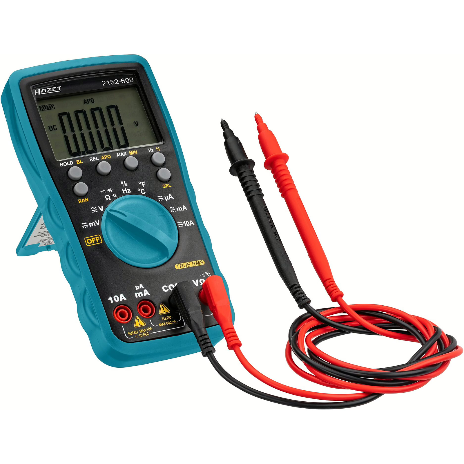 Multimètre mesure tension résistance fréquence capacité température avec sonde HAZET - 2152-600