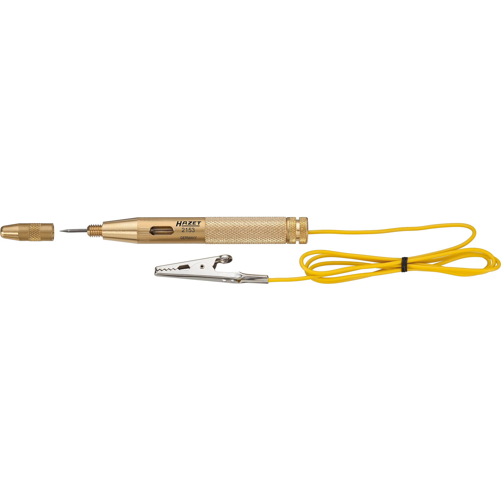 Testeur lumineux 120 mm 6-24 V avec pince crocodile HAZET - 2153