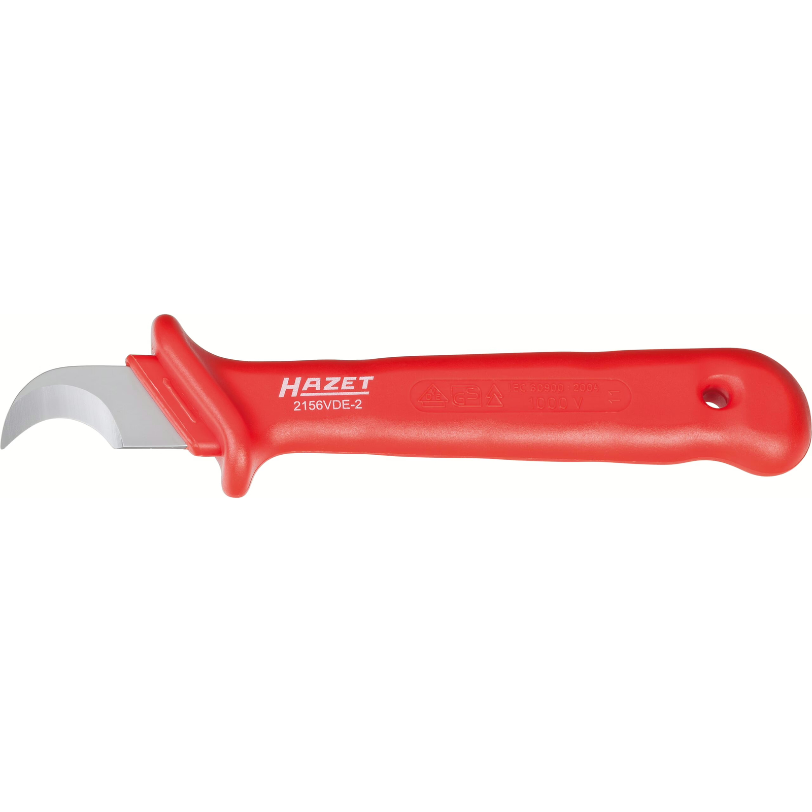Couteau à dénuder câbles 180 mm avec isolation protection HAZET - 2156VDE-2