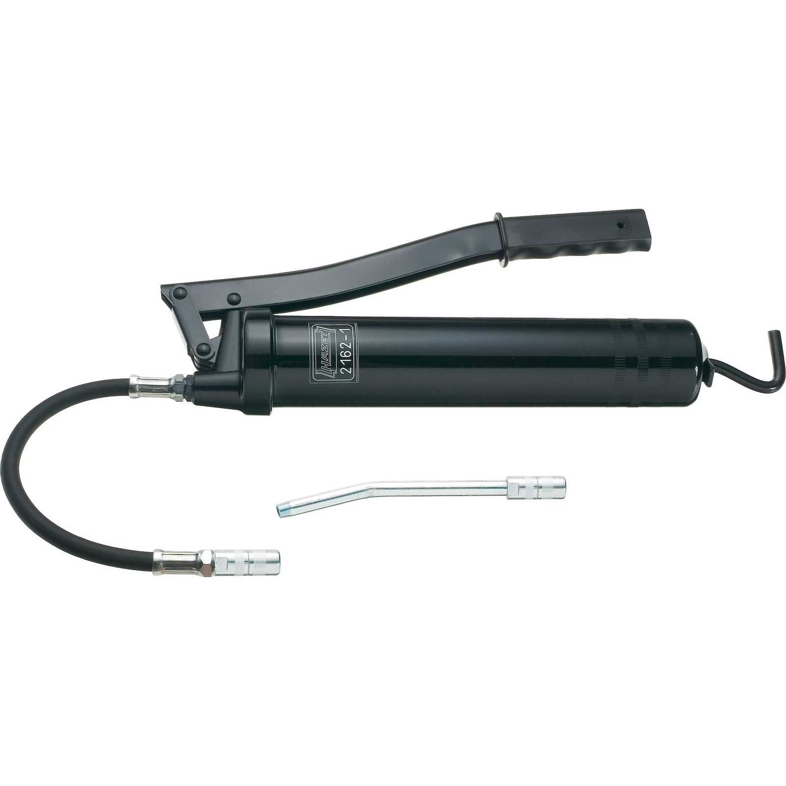 Presse à graisse 500 cm3 avec tuyau renforcé et 2 embouchures M10 x 1 HAZET - 2162-1