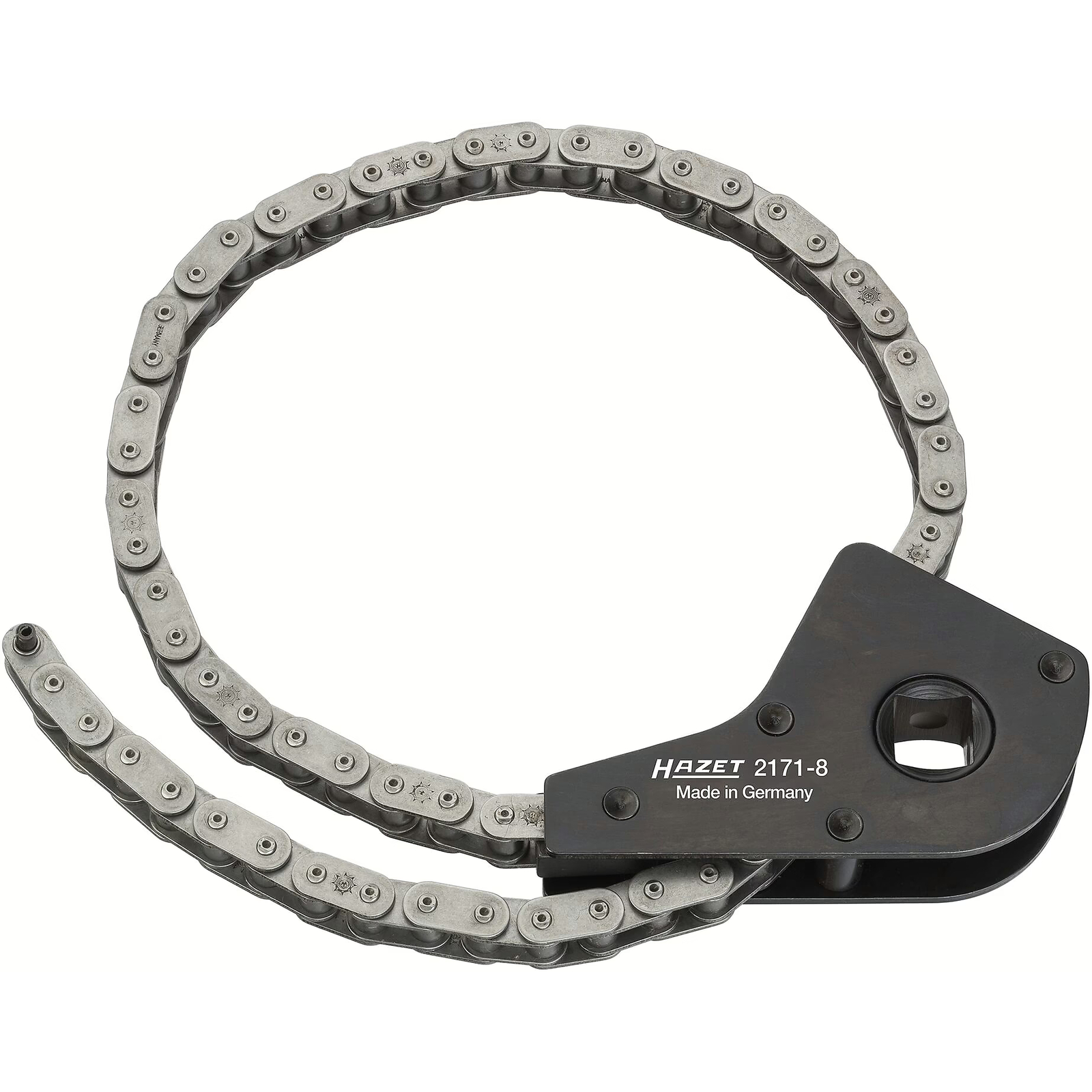Chaîne de serrage pour filtres à huile 50-150 mm carré creux 1/2 pouce HAZET - 2171-8