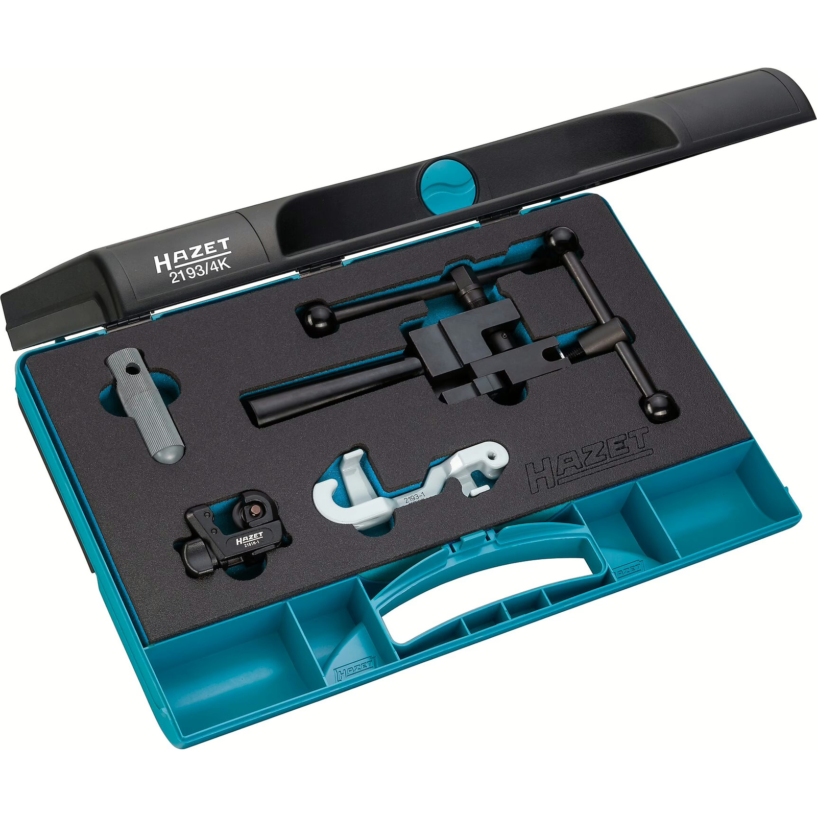 Jeu d'outils collet F pour tuyauterie frein Ø4,75 mm 4 pièces HAZET - 2193/4K