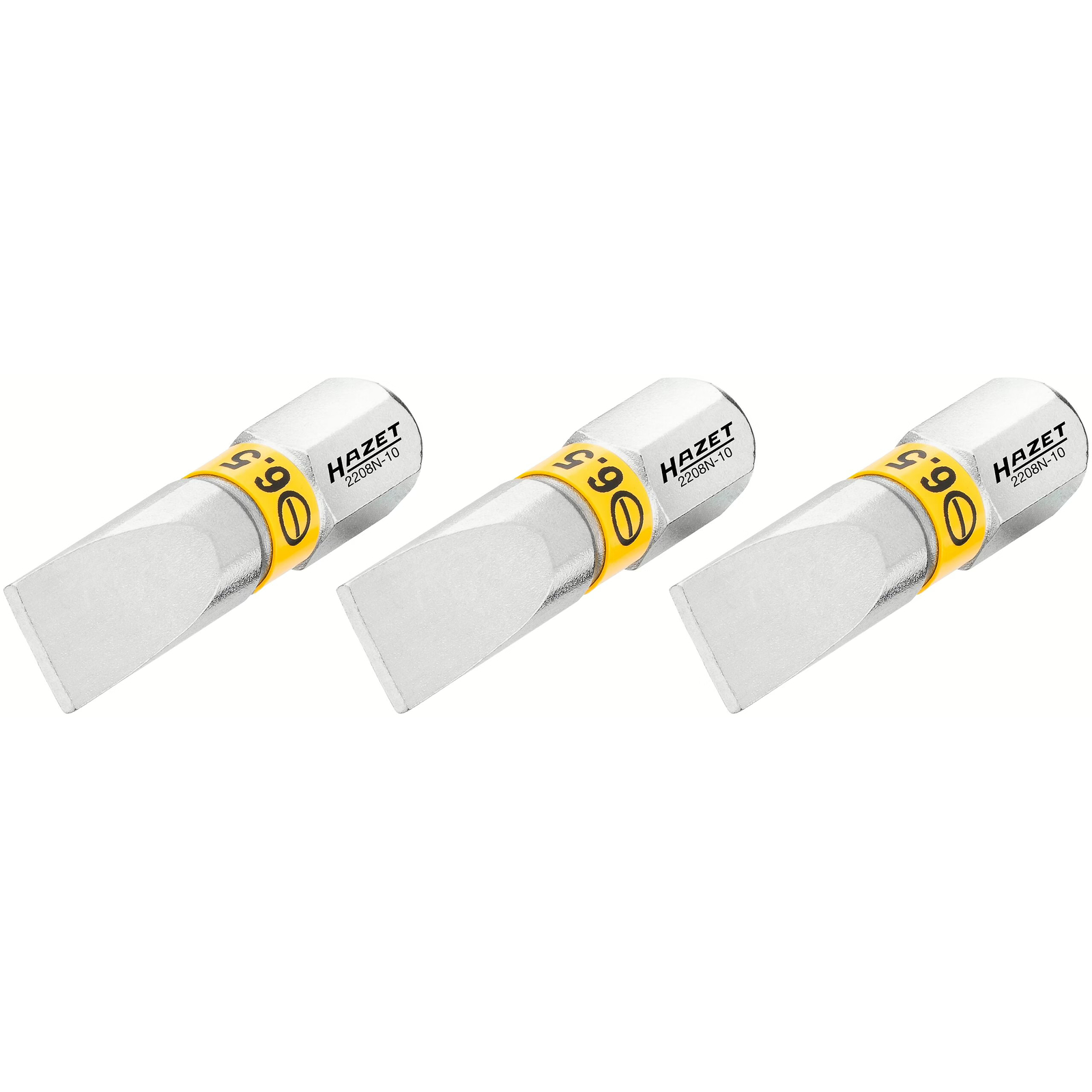 Embouts-tournevis profil à fente 1,2 x 6,5 mm hexagone 1/4