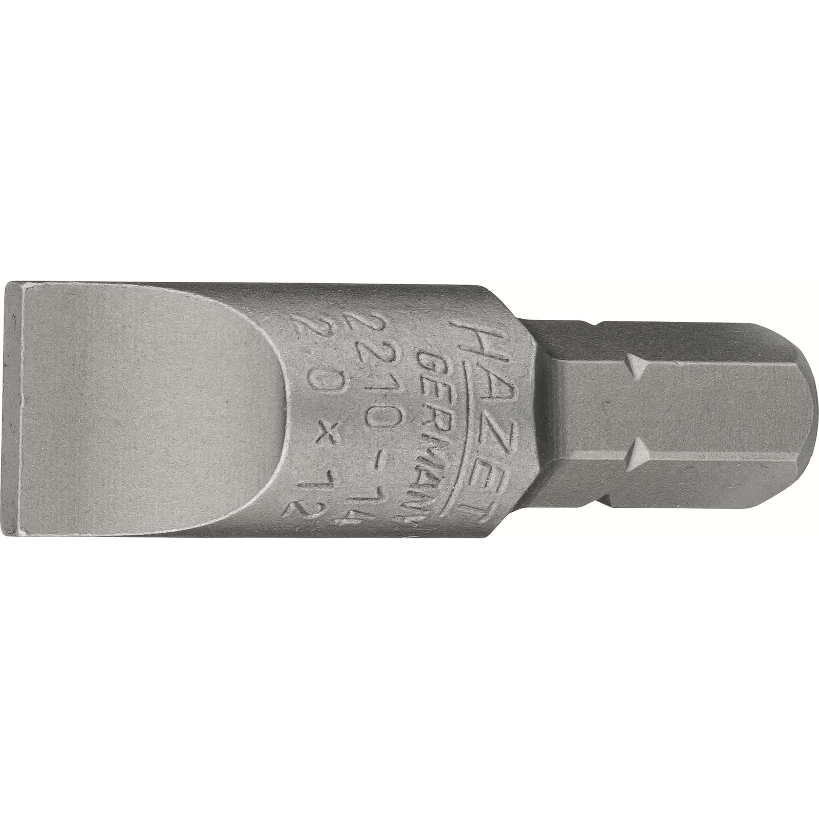 Embout tournevis profil fente 2 x 12 mm hexagone massif 5/16