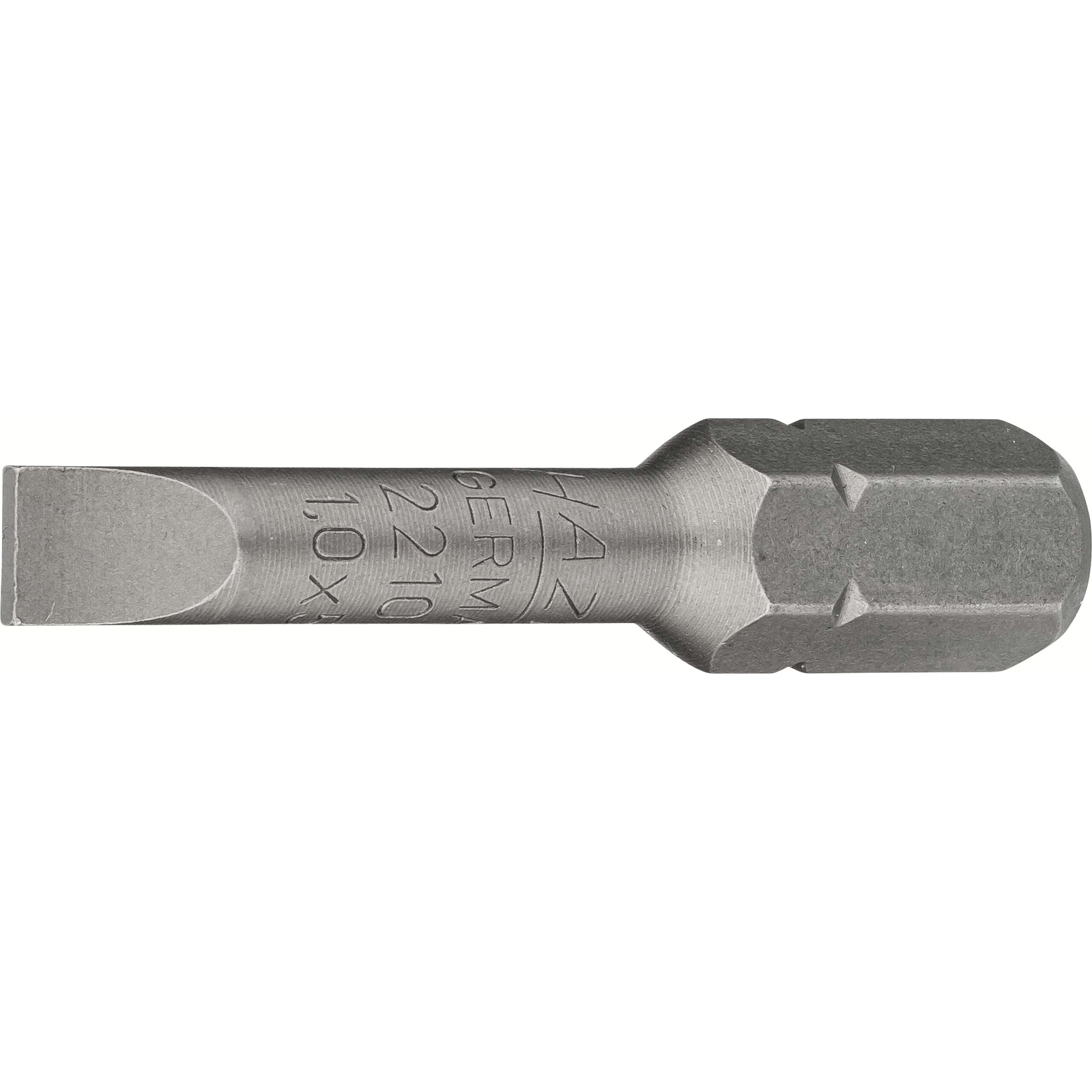 Embout tournevis profil fente 1 x 5,5 mm hexagone massif 5/16