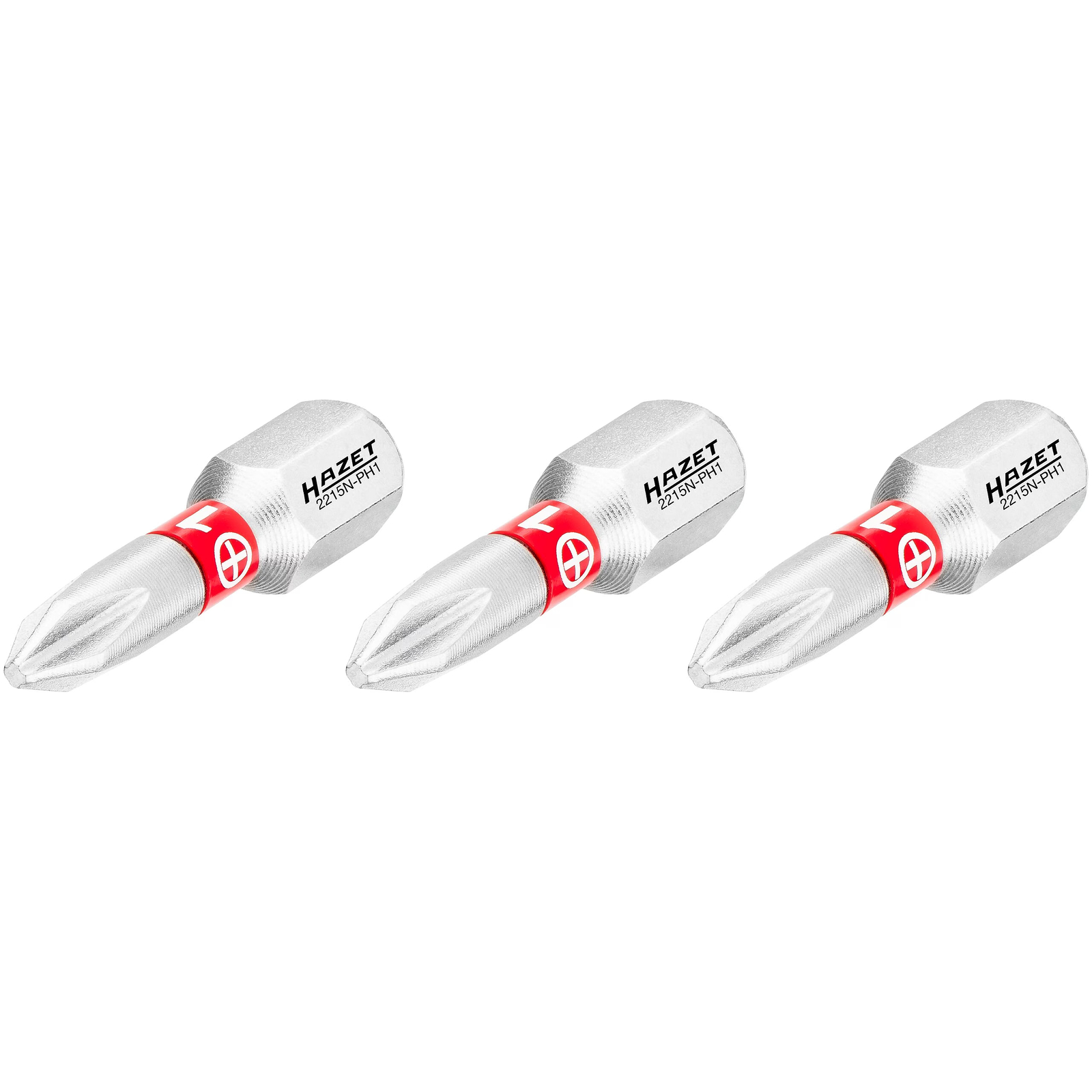 Embouts-tournevis Phillips PH1 hexagone massif 1/4