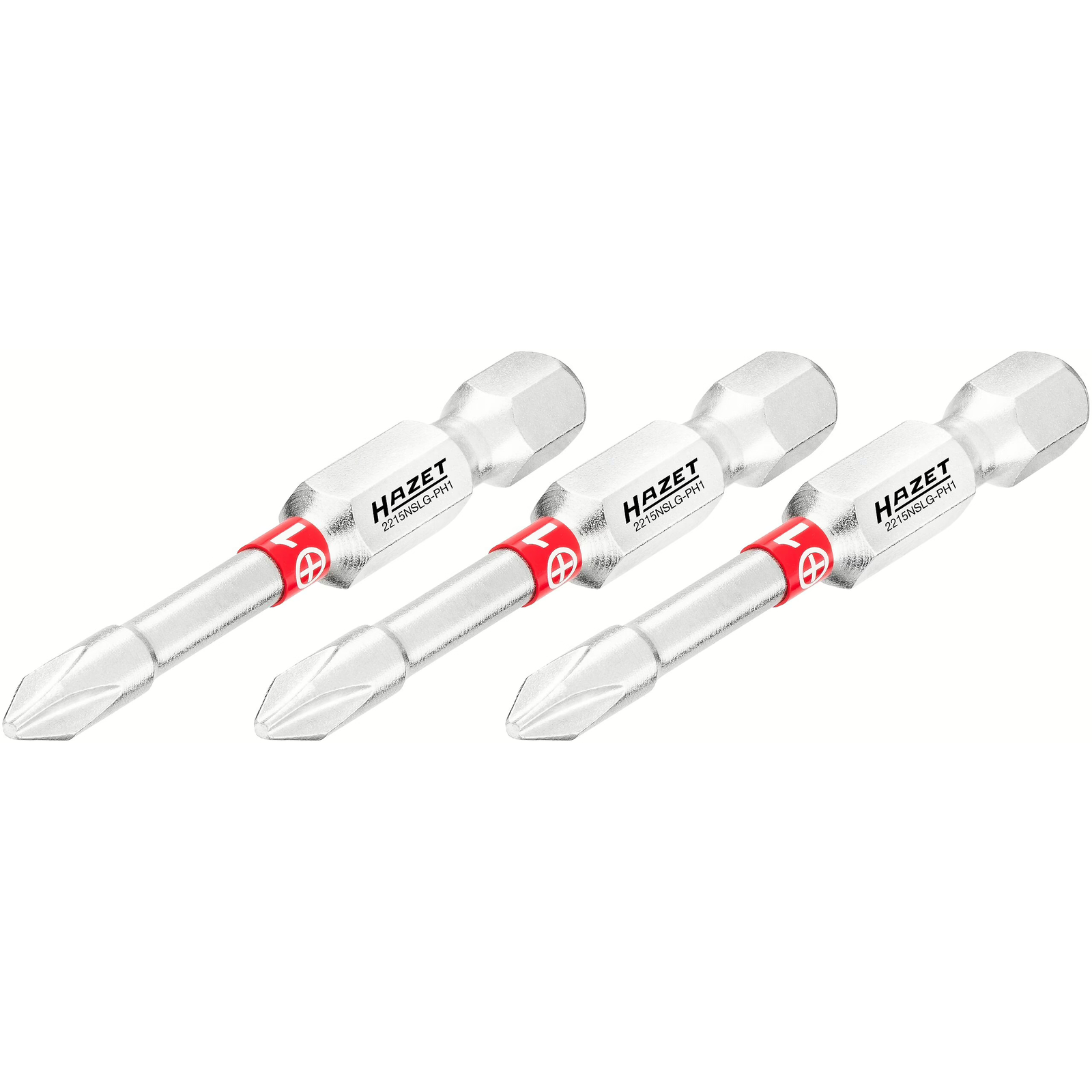 Embouts-tournevis Phillips PH1 hexagone massif 1/4