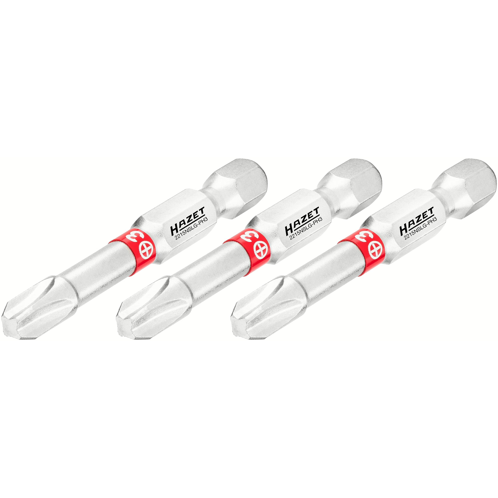 Embouts-tournevis Phillips PH3 50 mm 3 pièces hexagone 1/4