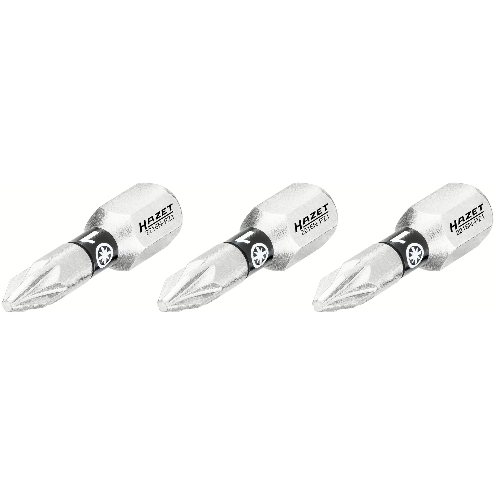Embouts-tournevis Pozidriv PZ1 25 mm hexagone massif 1/4