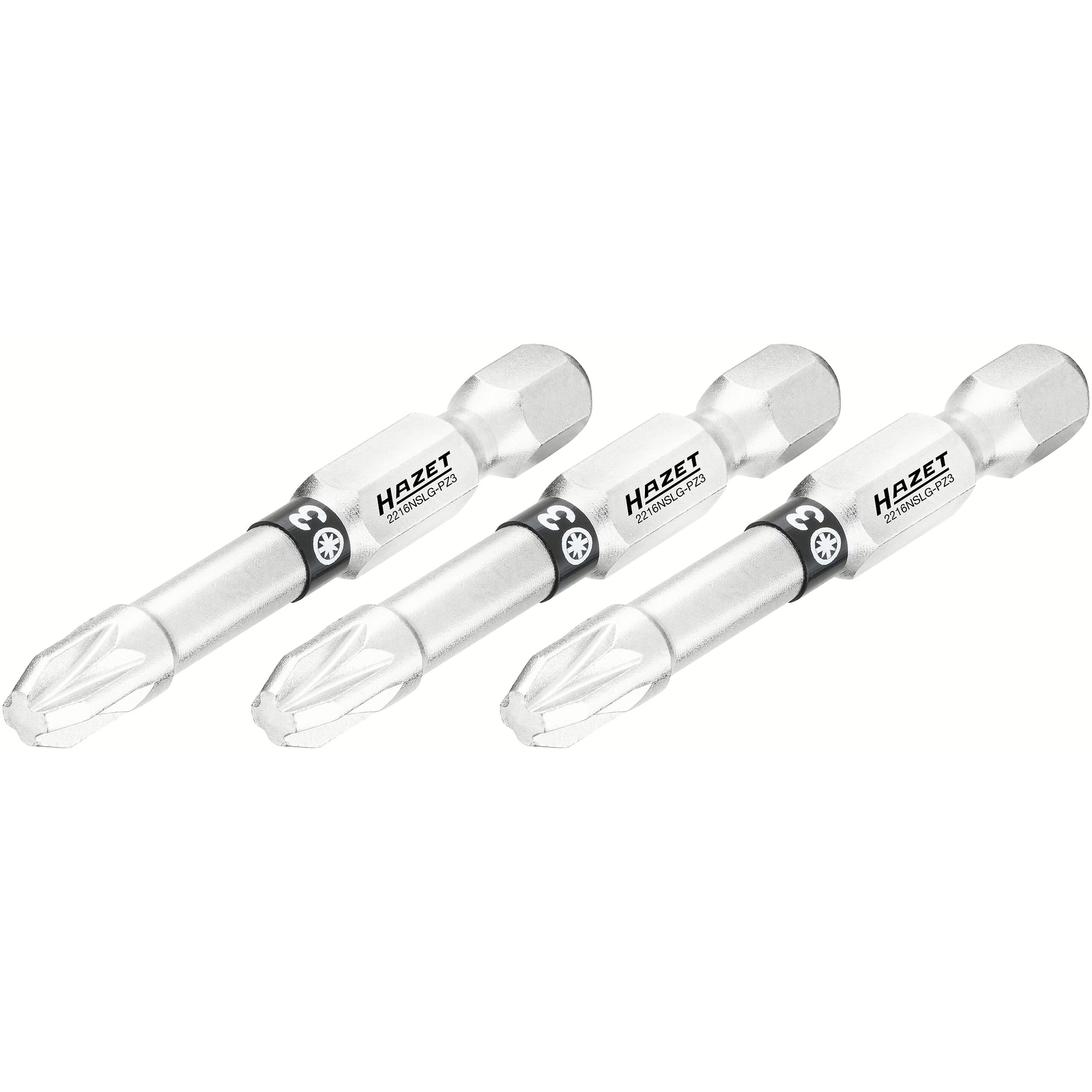 Embout-tournevis Pozidriv PZ3 50 mm hexagone 1/4