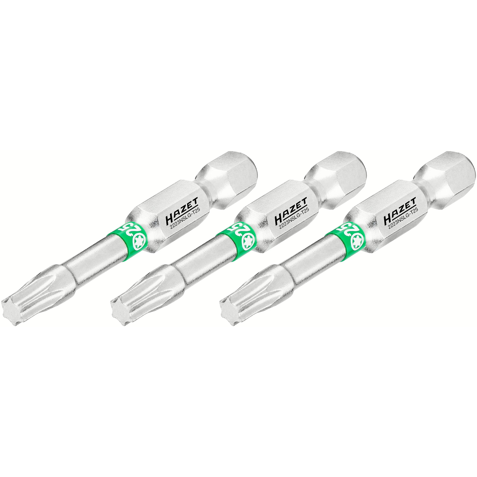 Embouts-tournevis TORX T25 50 mm hexagone massif 1/4
