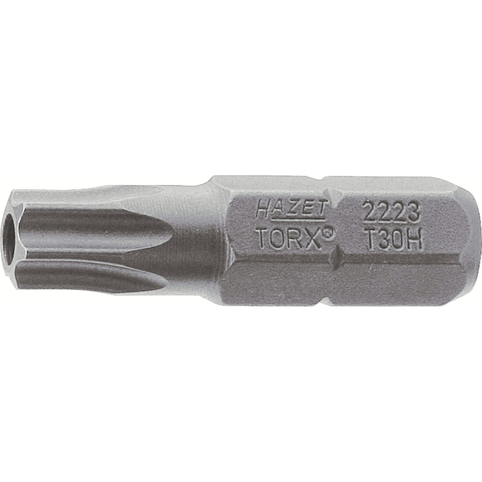 Embout tournevis Hexagone massif 1/4
