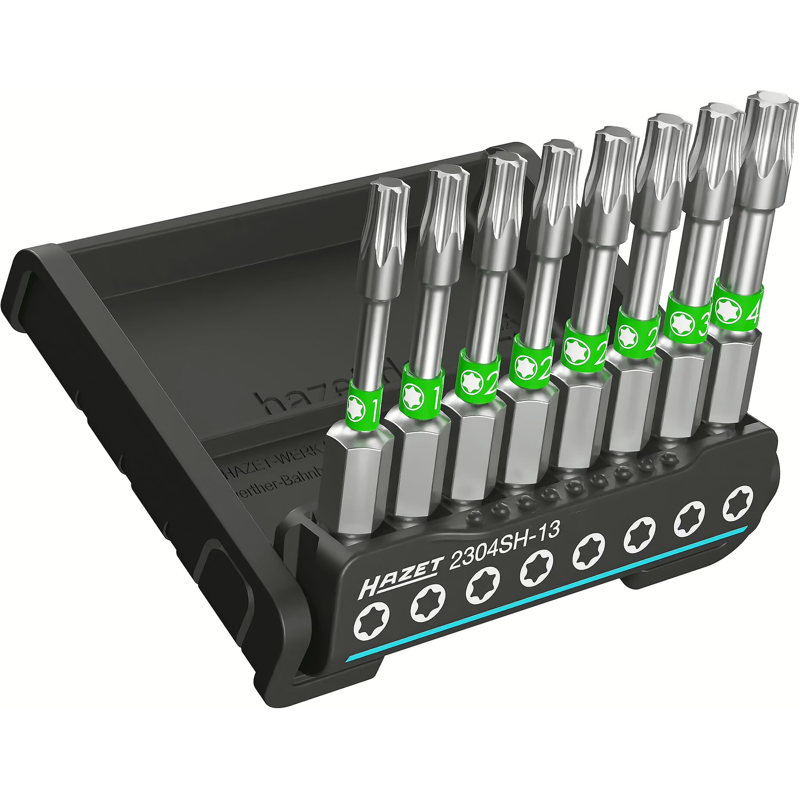 SmartHolder 8 embouts tournevis longs 50 mm profil Torx 1/4 pouce HAZET - 2304SH-13