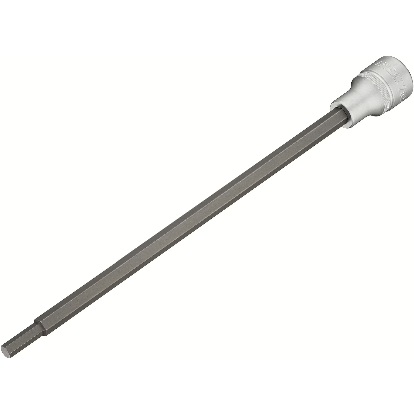Douille mâle 6 mm extra-longue pour vissage collecteur admission chromée HAZET - 2584-1