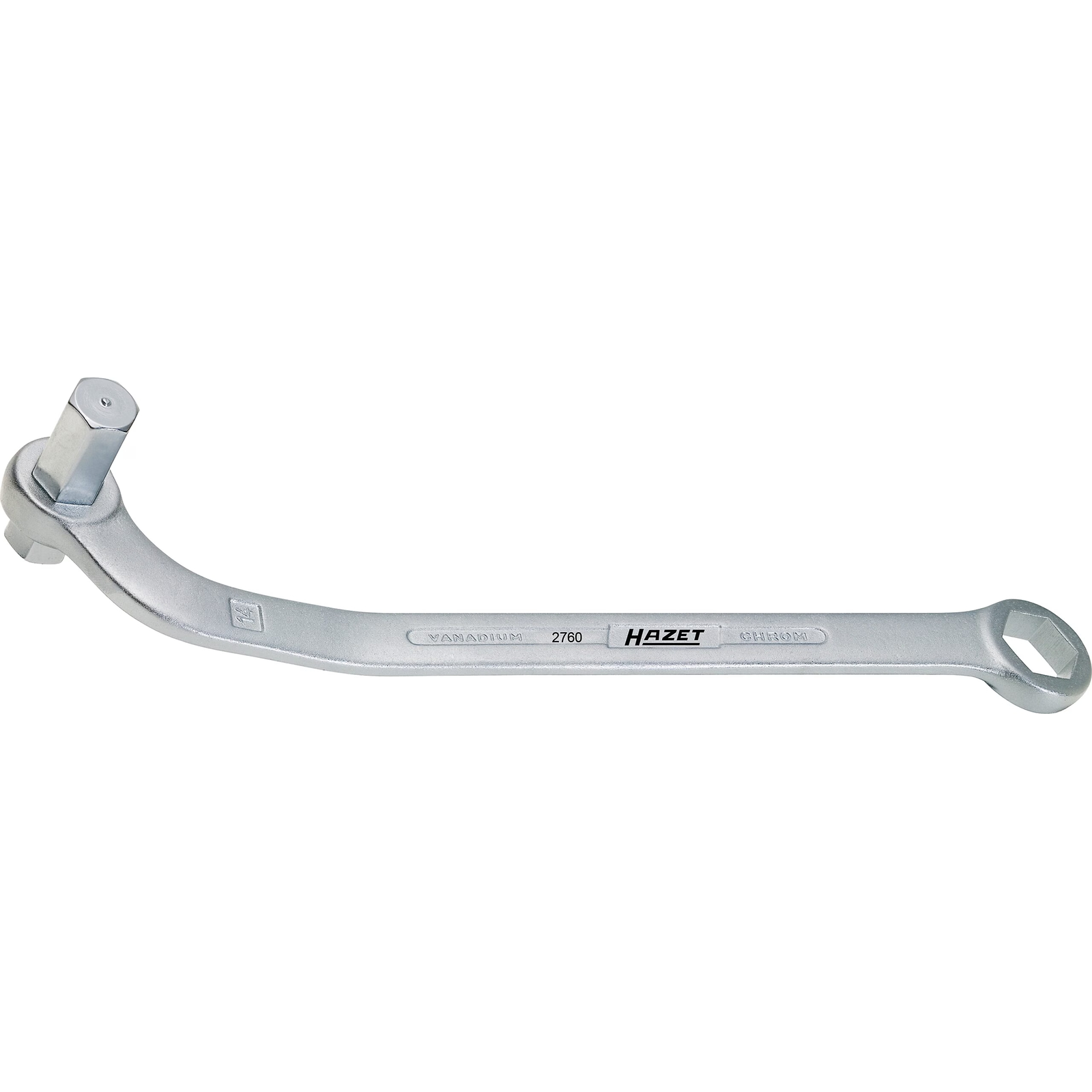 Clé de vidange d'huile 14 x 17 mm pour vis remplissage M8 chromée HAZET - 2760