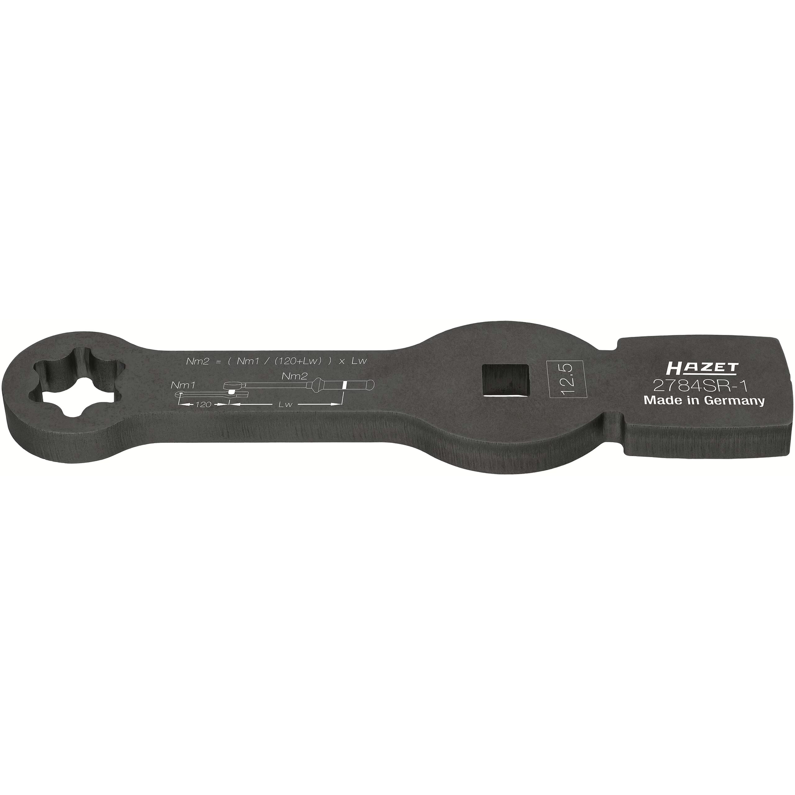 Clé polygonale à frapper profil spécial 220 mm pour écrous légers MERCEDES Actros HAZET - 2784SR-1