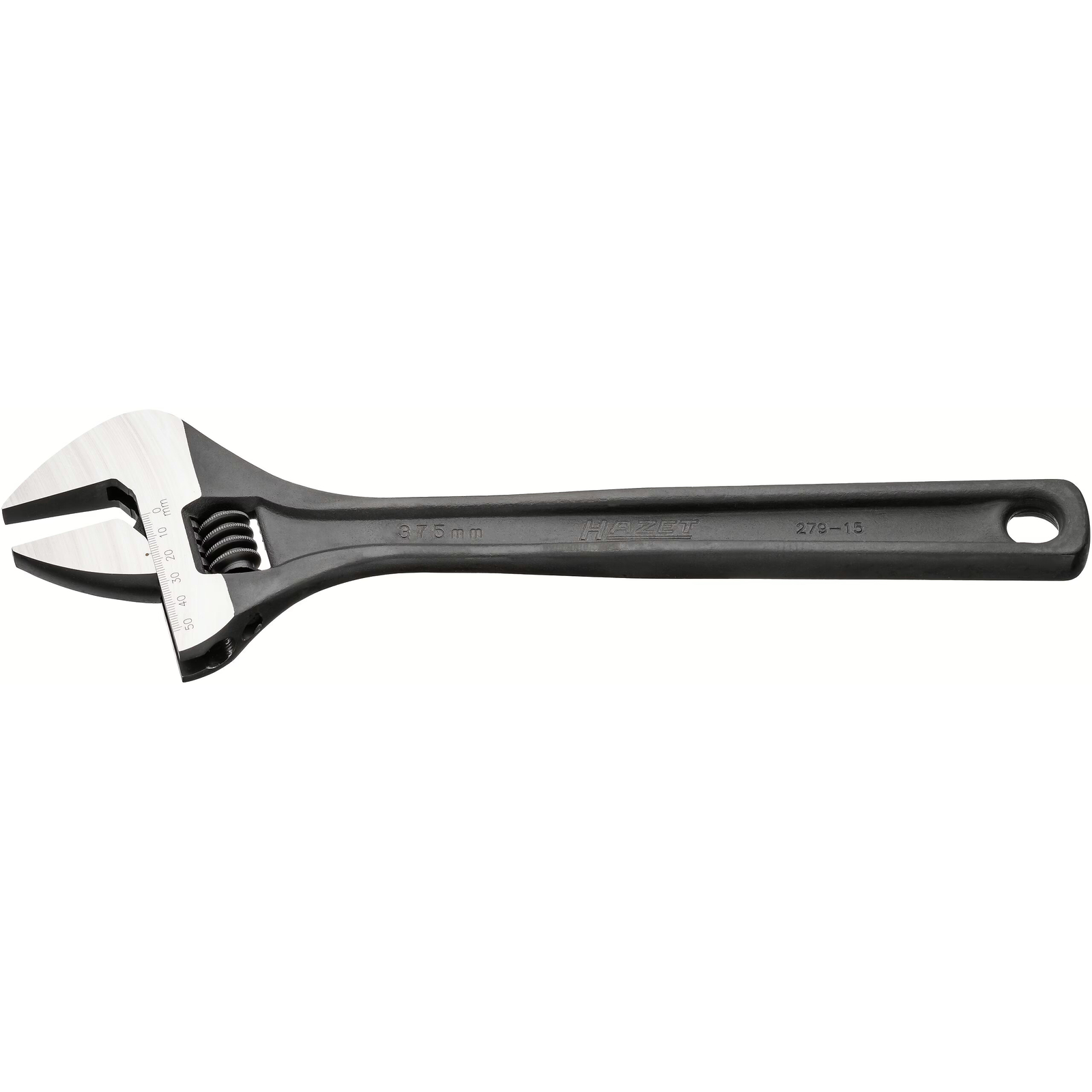 Clé à molette 51 mm profil extérieur 6 pans 383 mm HAZET - 279-15