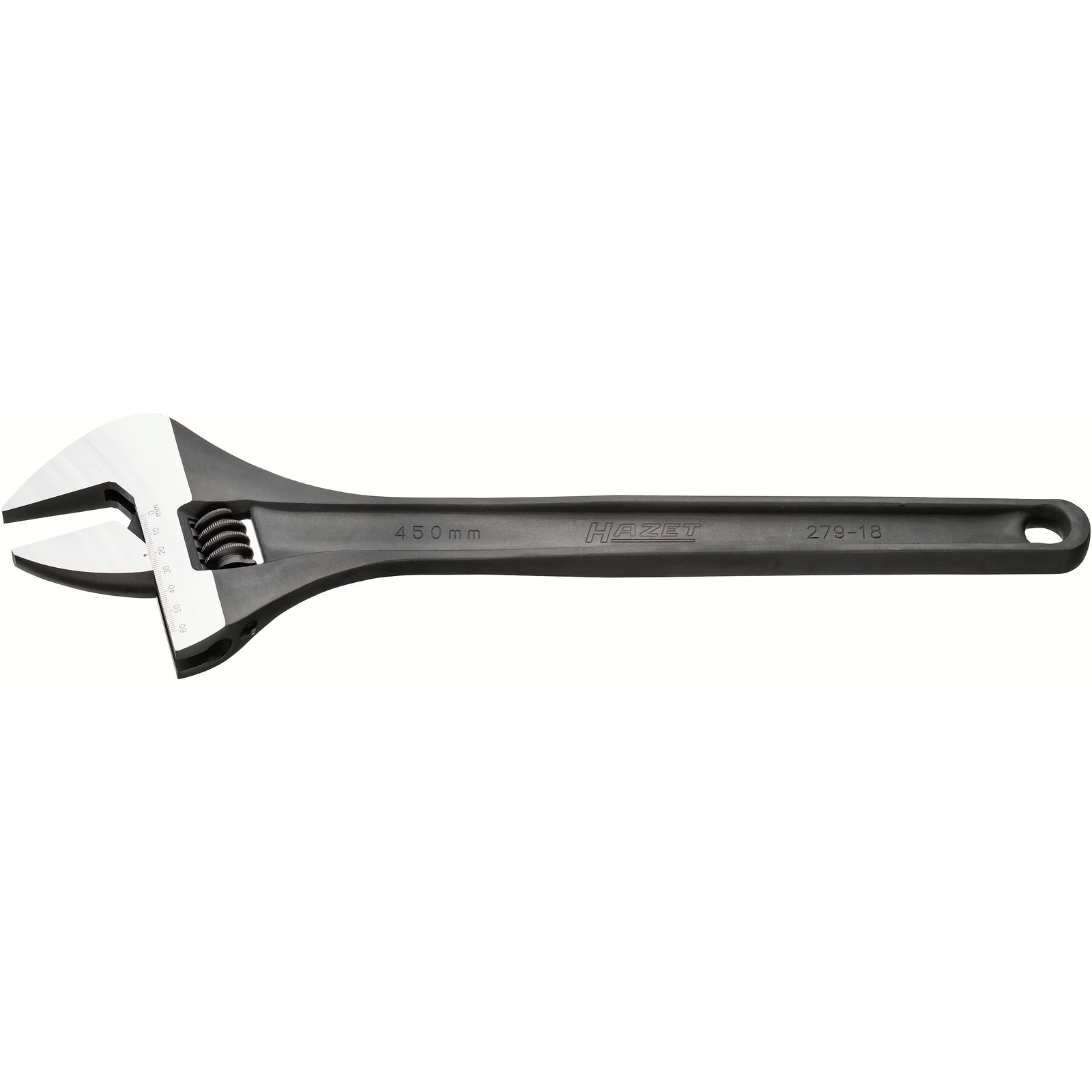 Clé à molette capacité 60 mm 461 mm phosphaté HAZET - 279-18