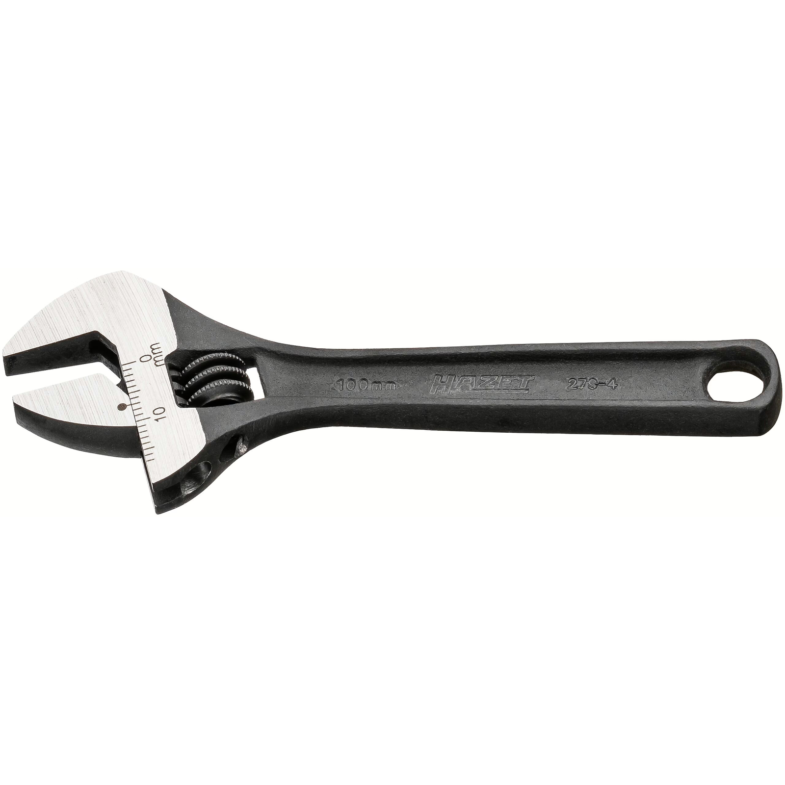 Clé à molette 17 mm profil 6 pans 108 mm phosphaté HAZET - 279-4
