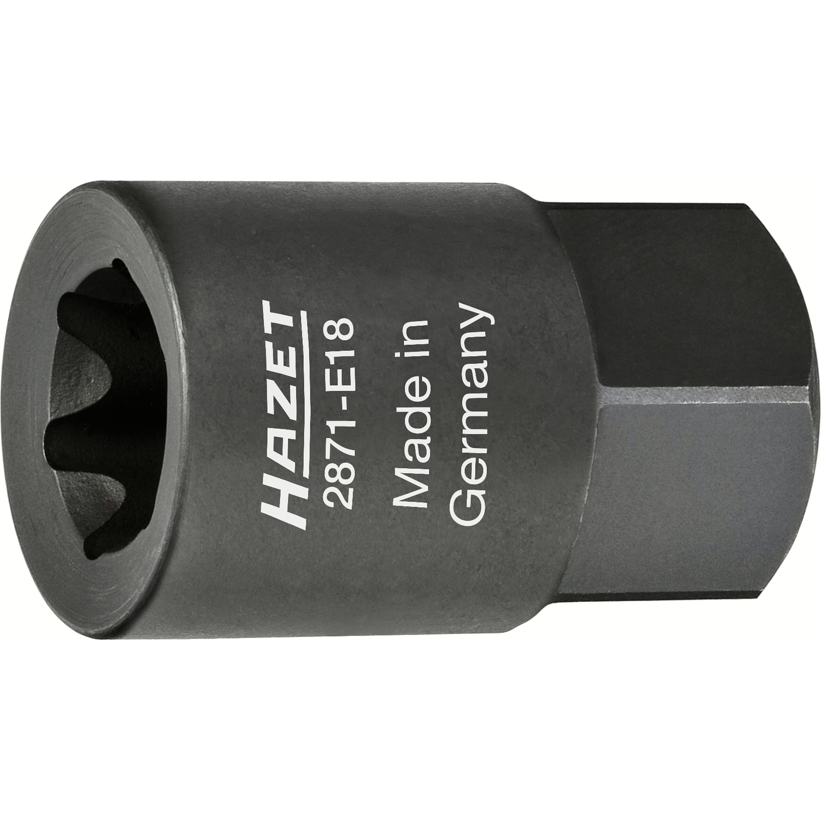Douille étrier de frein 6 pans extérieurs 22 mm profil TORX E18 HAZET - 2871-E18