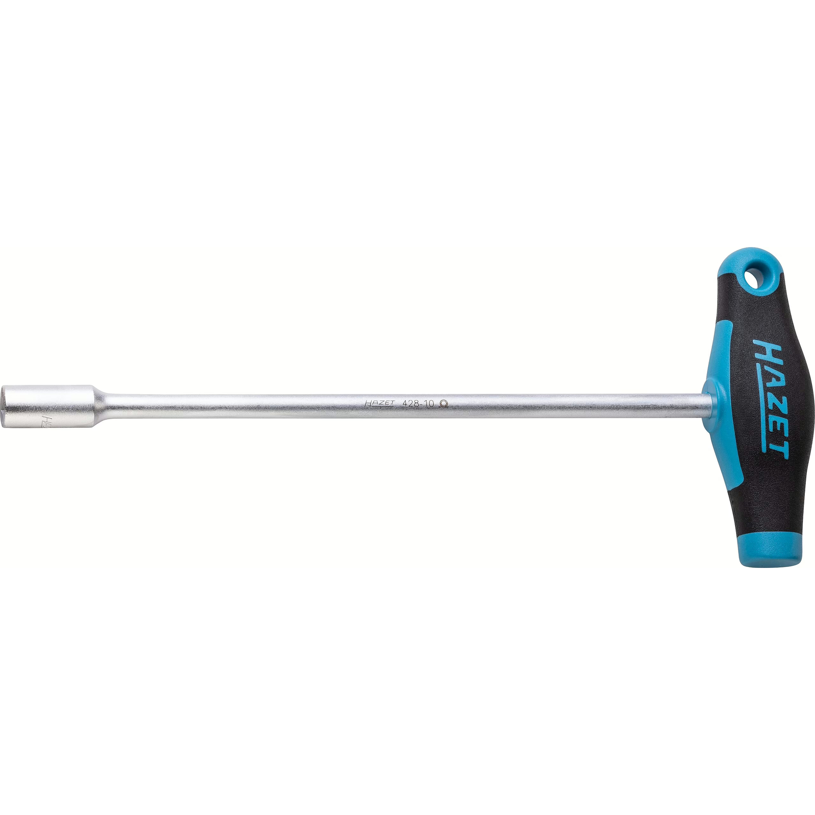 Douille manche en T bimatière 10 mm profil 6 pans exécution courte HAZET - 428-10