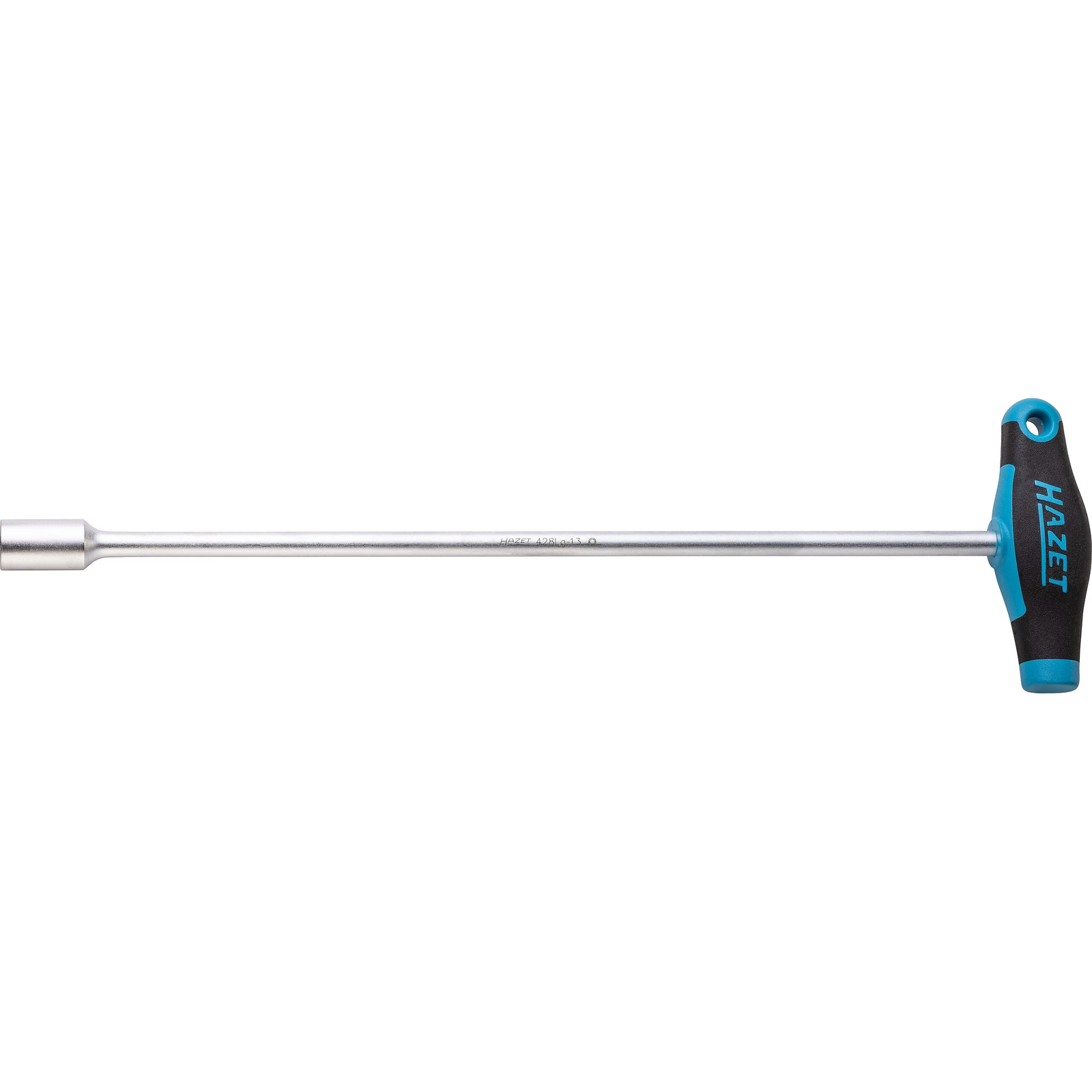 Douille manche en T bimatière 13 mm profil 6 pans longue HAZET - 428LG-13