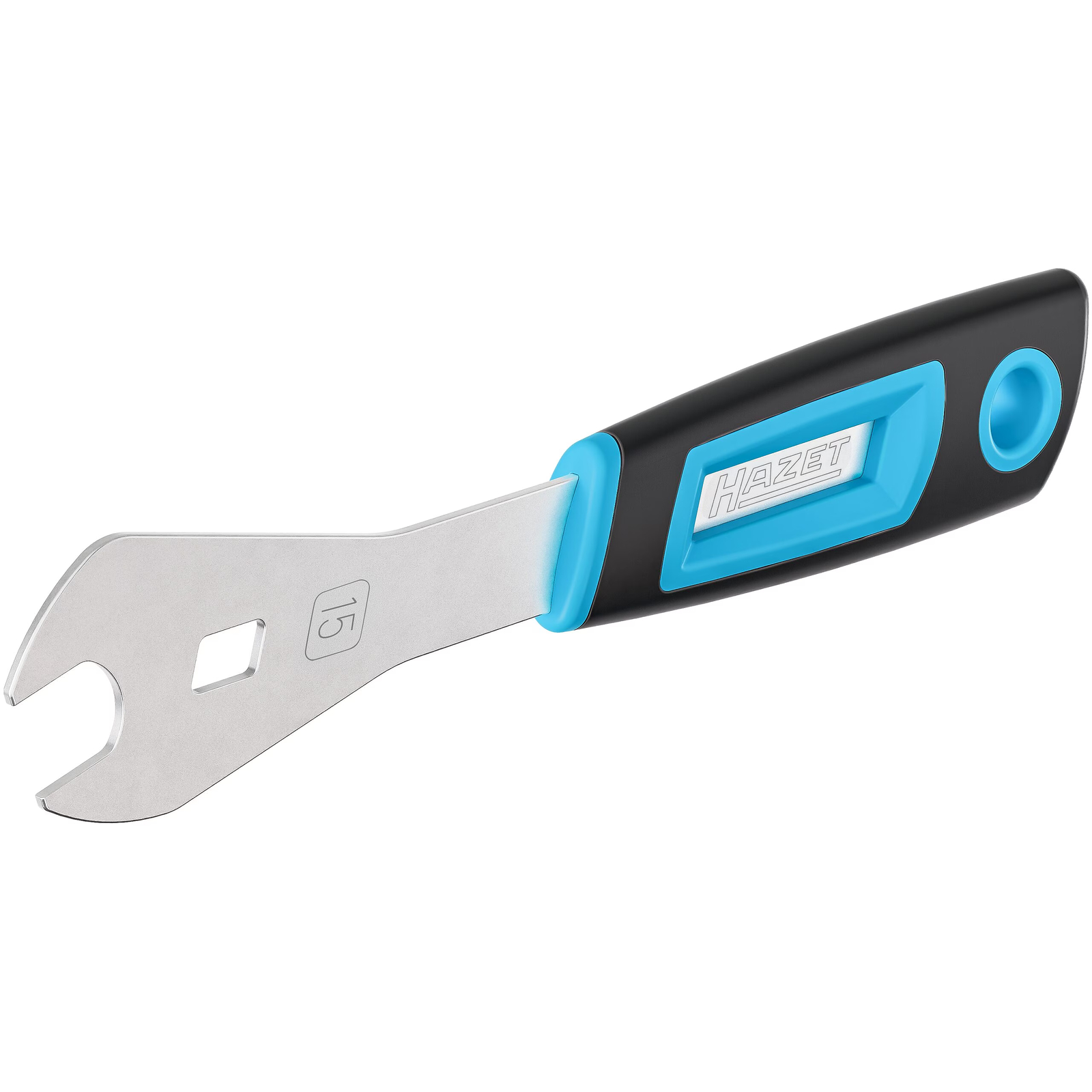 Clé conique profil extérieur 6 pans 15 mm manche bimatière ergonomique HAZET - 450F-15