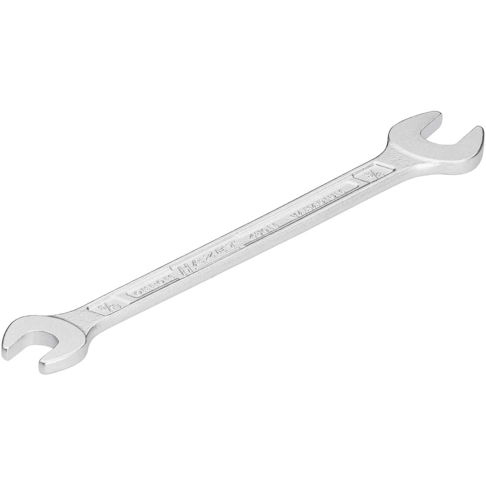Clé à fourche double 5⁄16 x 3⁄8″ profil 6 pans chromée HAZET - 450NA-5/16X3/8VKH