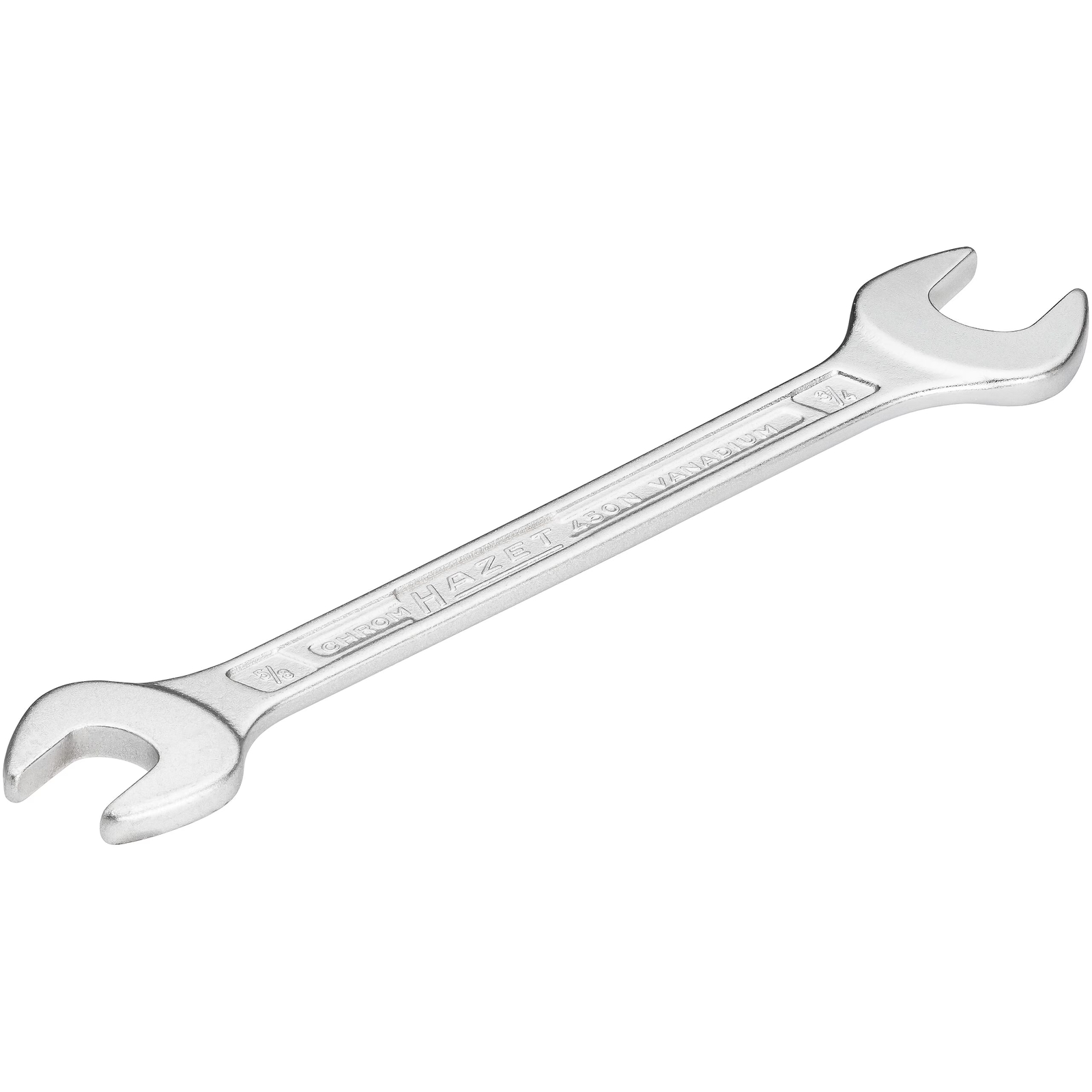 Clé à fourche double profil extérieur 6 pans 5⁄8 x 3⁄4″ chromée HAZET - 450NA-5/8X3/4VKH