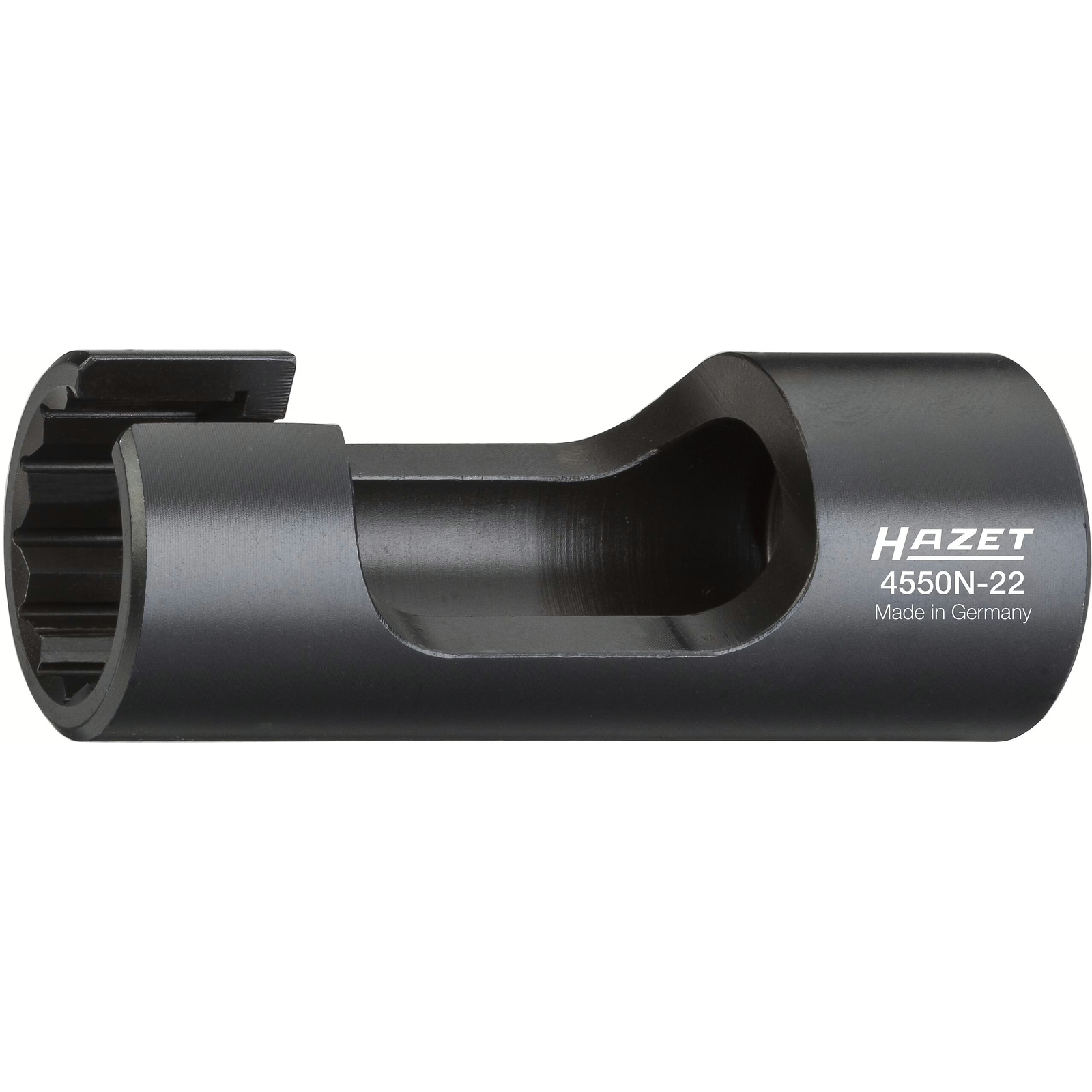 Clé pour conduite d'injection 12,5 mm 12 pans ouverte MAN Common-Rail HAZET - 4550N-22