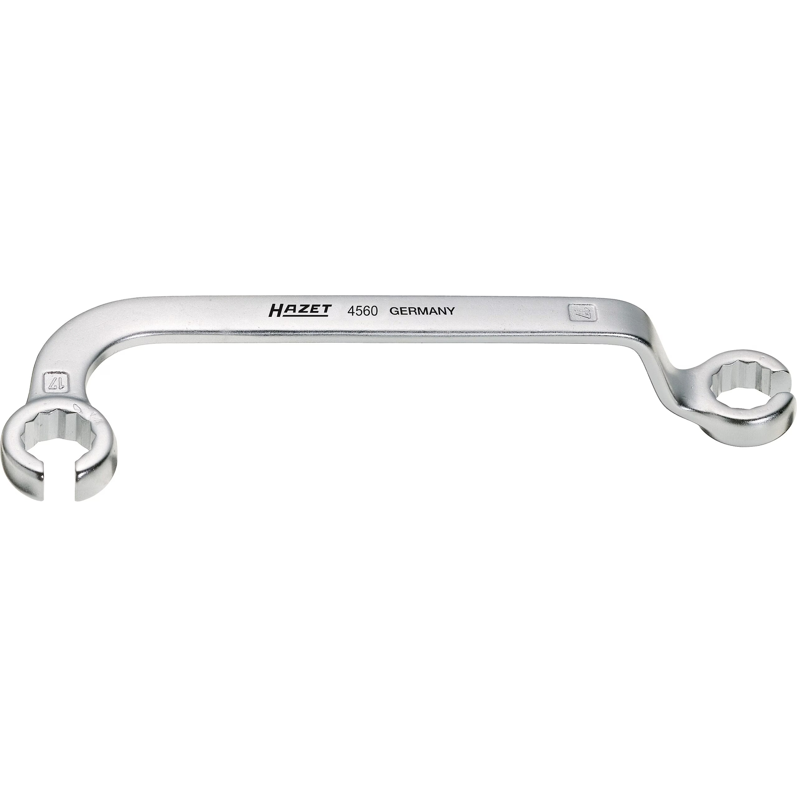 Clé pour conduite d'injection 17 x 17 mm profil 12 pans HAZET - 4560