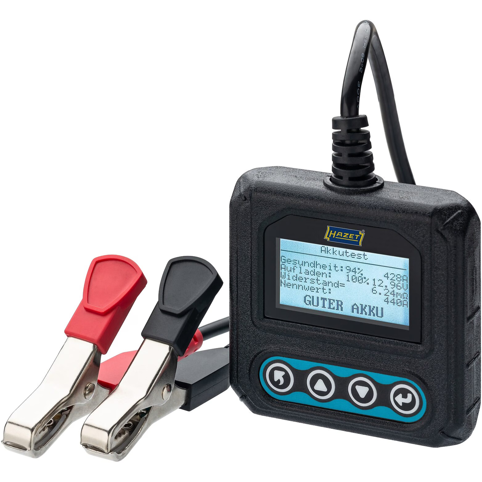 Testeur batterie 12V mini avec fonction code QR HAZET - 4650-6