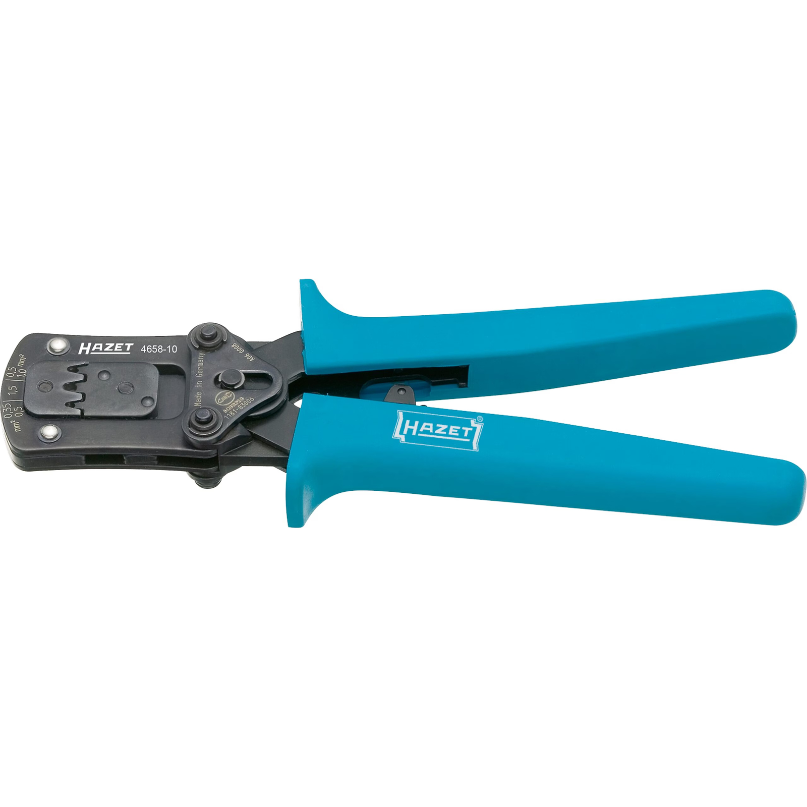 Pince à sertir 150 mm pour cosses et câbles non isolés avec tête de rechange HAZET - 4658-10