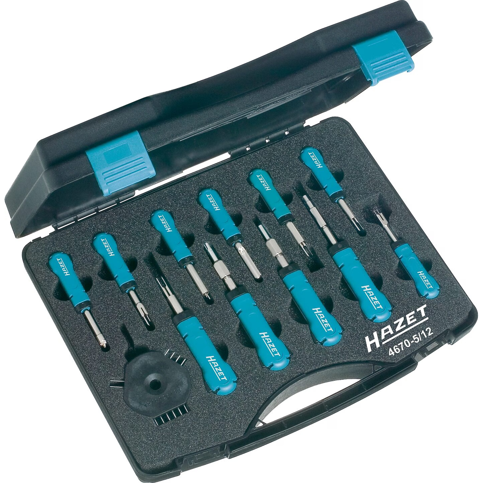 Assortiment déconnecteurs câbles 12 pièces avec coffret HAZET - 4670-5/12