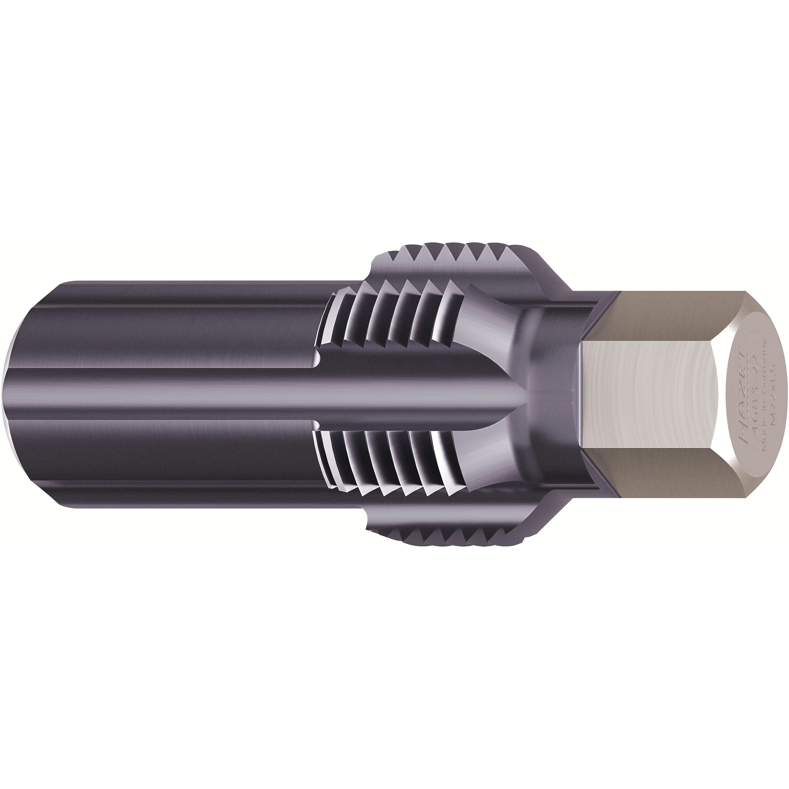 Outil réparation filetage capteurs température gaz échappement M22 x 1,5 6 pans HAZET - 4683-22