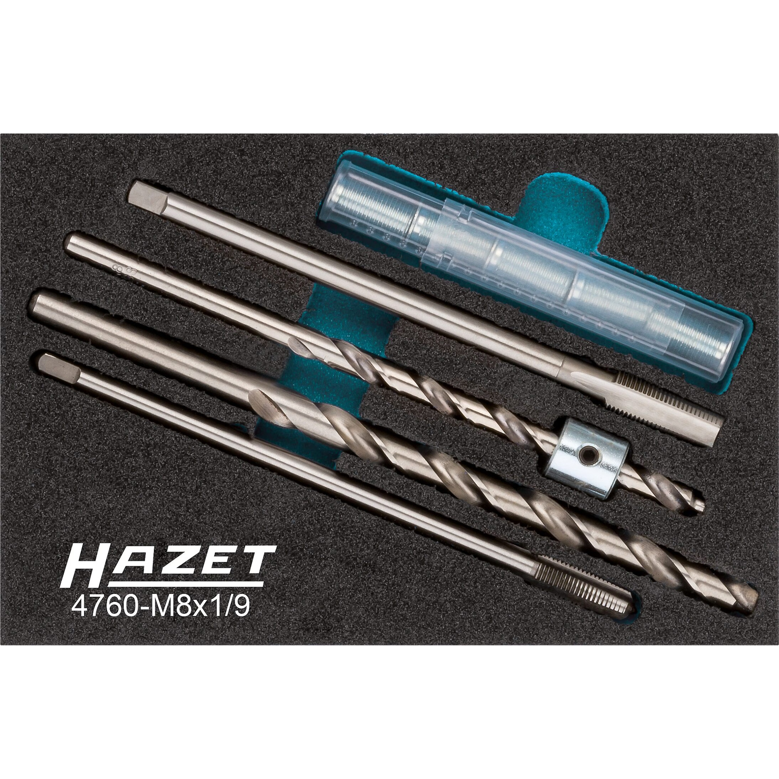 Kit réparation filetage bougies préchauffage 9 pièces M8 x 1 vers M10 x 1 HAZET - 4760-M8X1/9