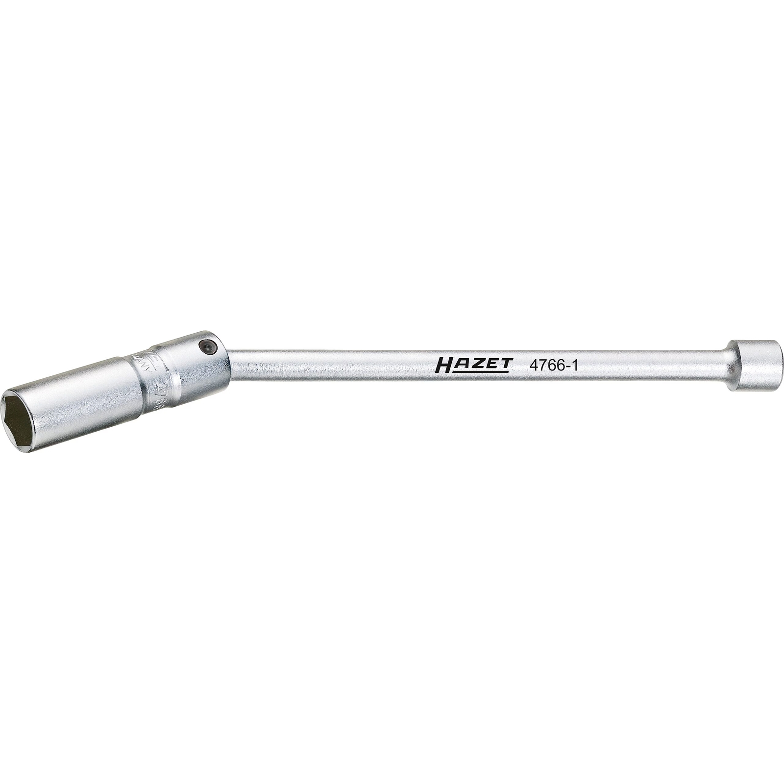 Clé à bougies 16 mm 5/8″ avec cardan profil 6 pans chromée HAZET - 4766-1