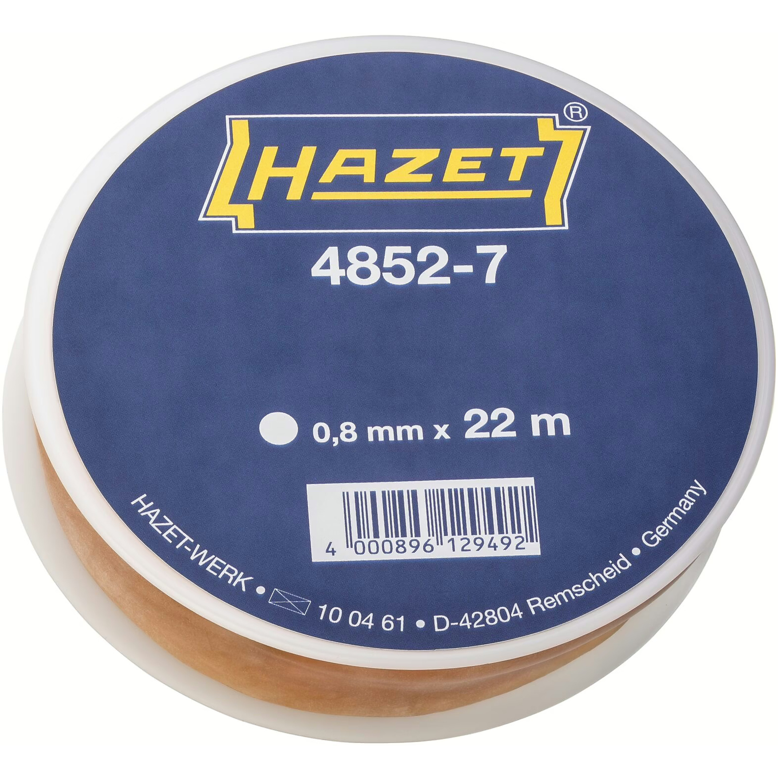 Fil de coupe rond 0,8 mm 22 m pour dépose vitrage HAZET - 4852-7