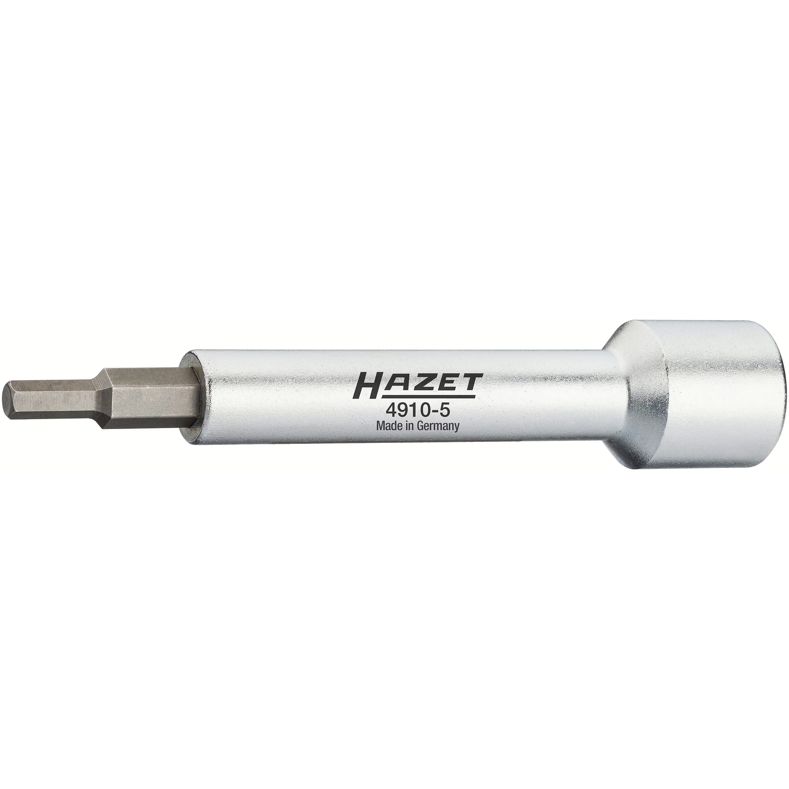 Rallonge carré creux 1/2 pouce 5 mm 122,5 mm chromée BMW HAZET - 4910-5