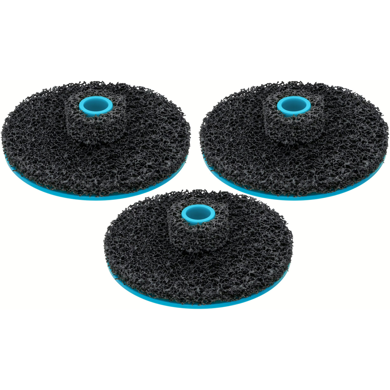 Disques de ponçage 3 pièces Ø160 mm auto-agrippants pour moyeux et disques de frein HAZET - 4960F-0160/3
